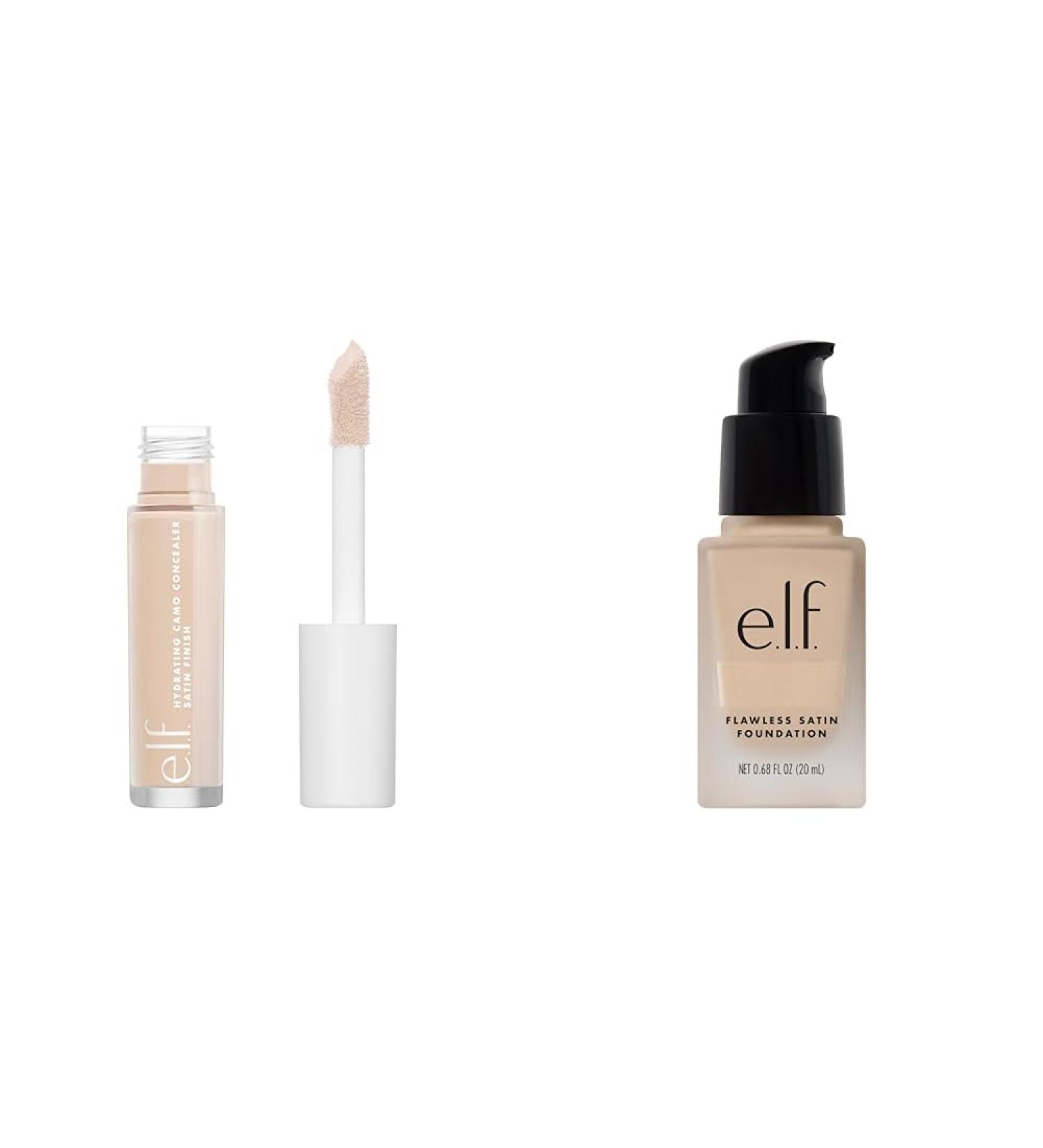 e.l.f. Hydrating Camo Concealer Satin Finish Conceals Corrects & Highlights Fair Beige & Flawless Finish Foundation Lightweight Medium Coverage & Semi-Matte Beige 0.68 Fl Oz - Buy Online on GoSupps.com