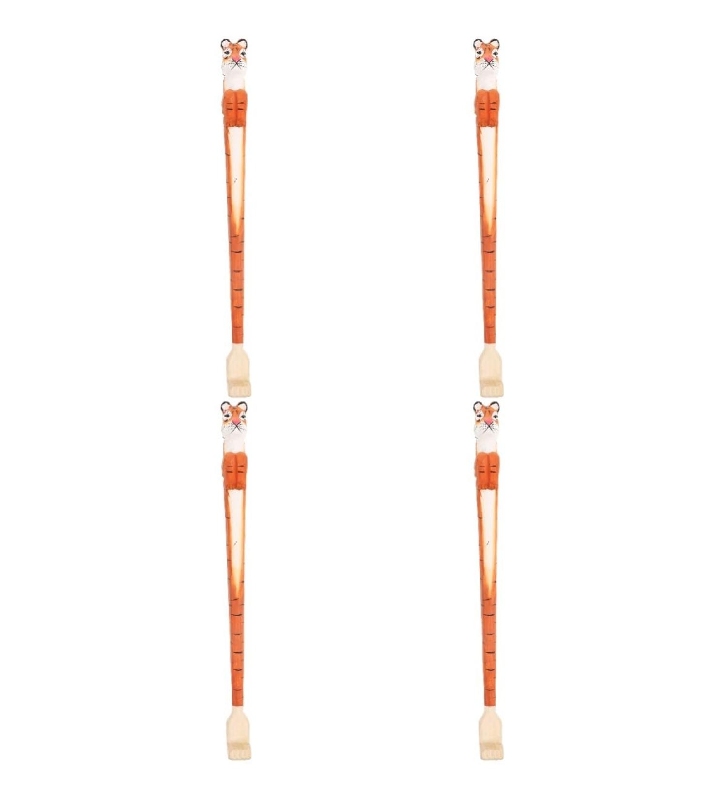 Minkissy 4PCs Adult Back Scratch Tools - Wooden Itching & Tickling Household Massage Devices | Home Handicrafts - Buy Online on GoSupps.com