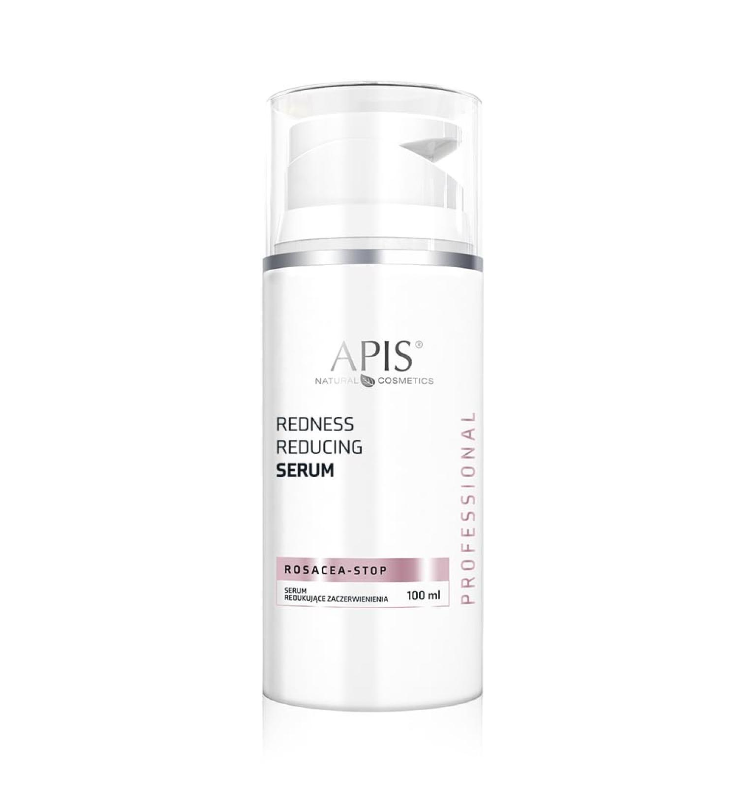Apis Natural Cosmetics Apis RoseaSTOP Facial Serum 100 ml with soothing active ingredients reduces redness relieves inflammation reduces skin reactivity - Buy Online on GoSupps.com