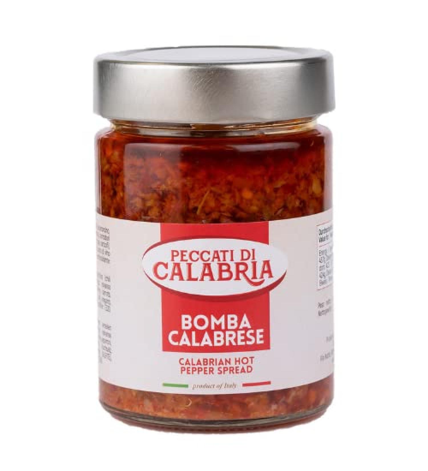 Peccati di Calabria | Chilli Peppers + Vegetables Spreadable Sauce 310g | calabrian spicy sauce | Preserved in sunflower oil | Artisan Italian - Buy Online on GoSupps.com