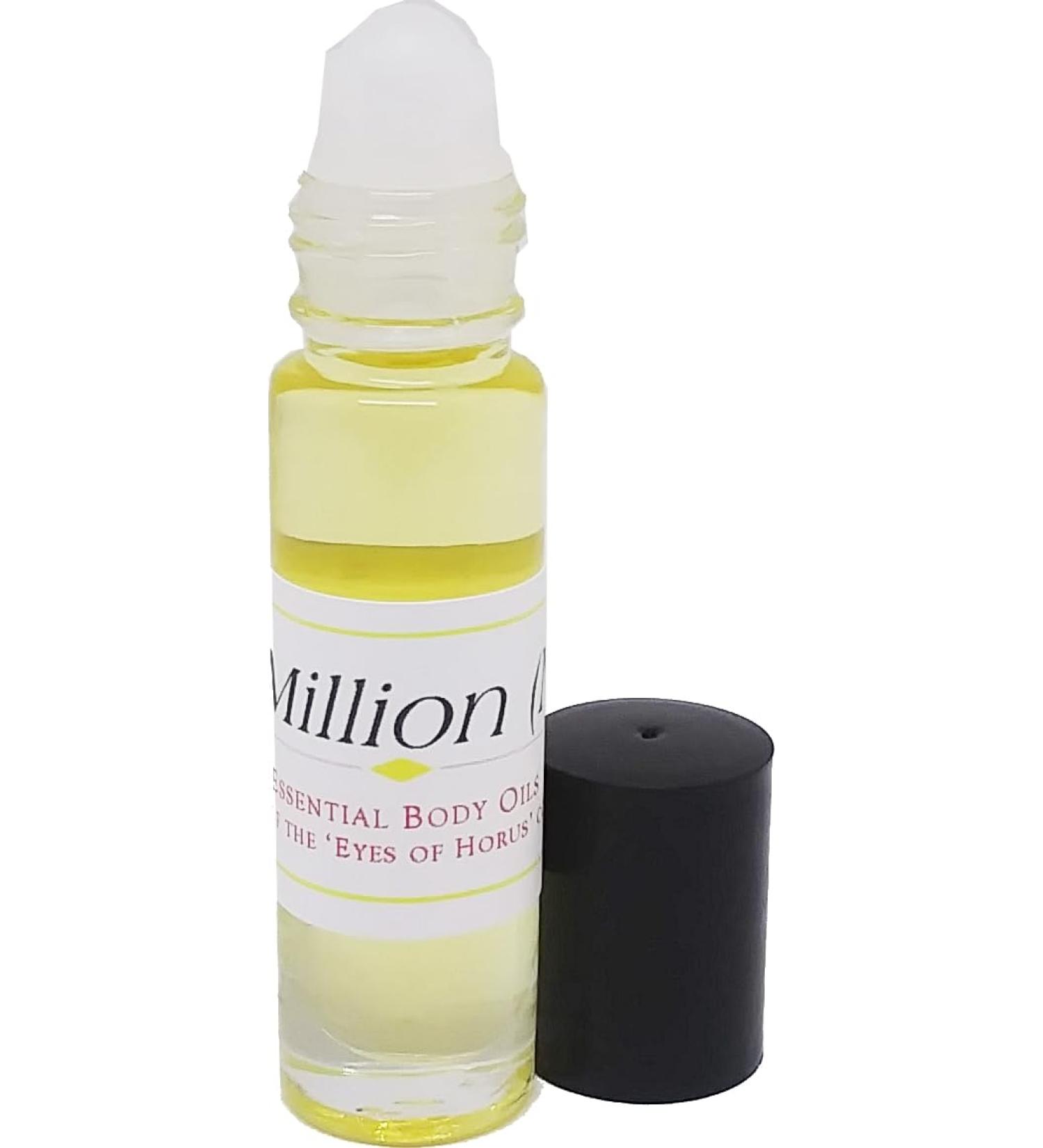 One Million - Type PR For Men Scented Body Oil Fragrance Roll-On - Gold - 1/3 oz. - ID#32233 0.33 Fl Oz (Pack of 1)