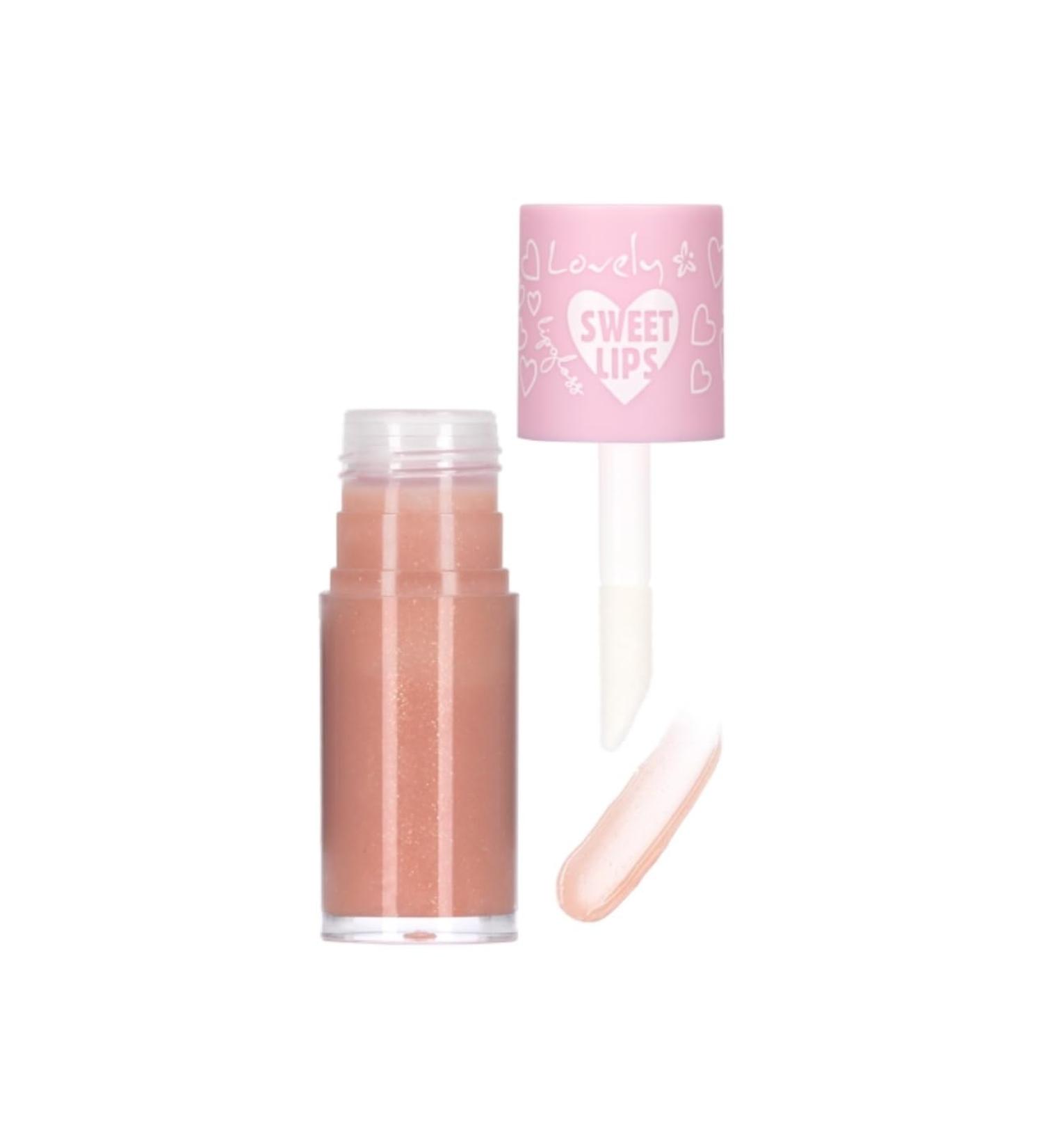 Lovely Makeup Lovely Sweet Lip Gloss N4 soft and shiny lip gloss with intense moisture and soft finish - Buy Online on GoSupps.com