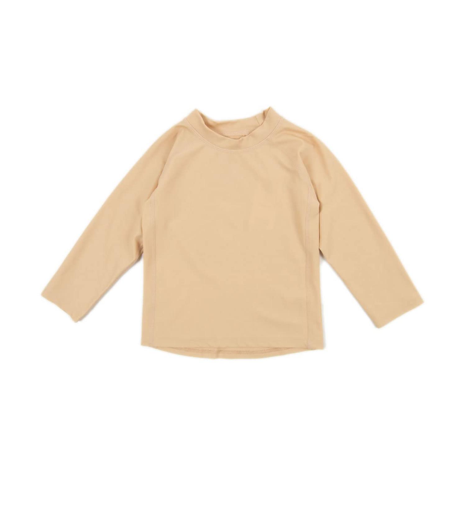 Leveret Long Sleeve Baby Swim Shirt UPF 50+ Rash Guard for Boys and Girls (12M-5T) - Beige - Buy Online on GoSupps.com