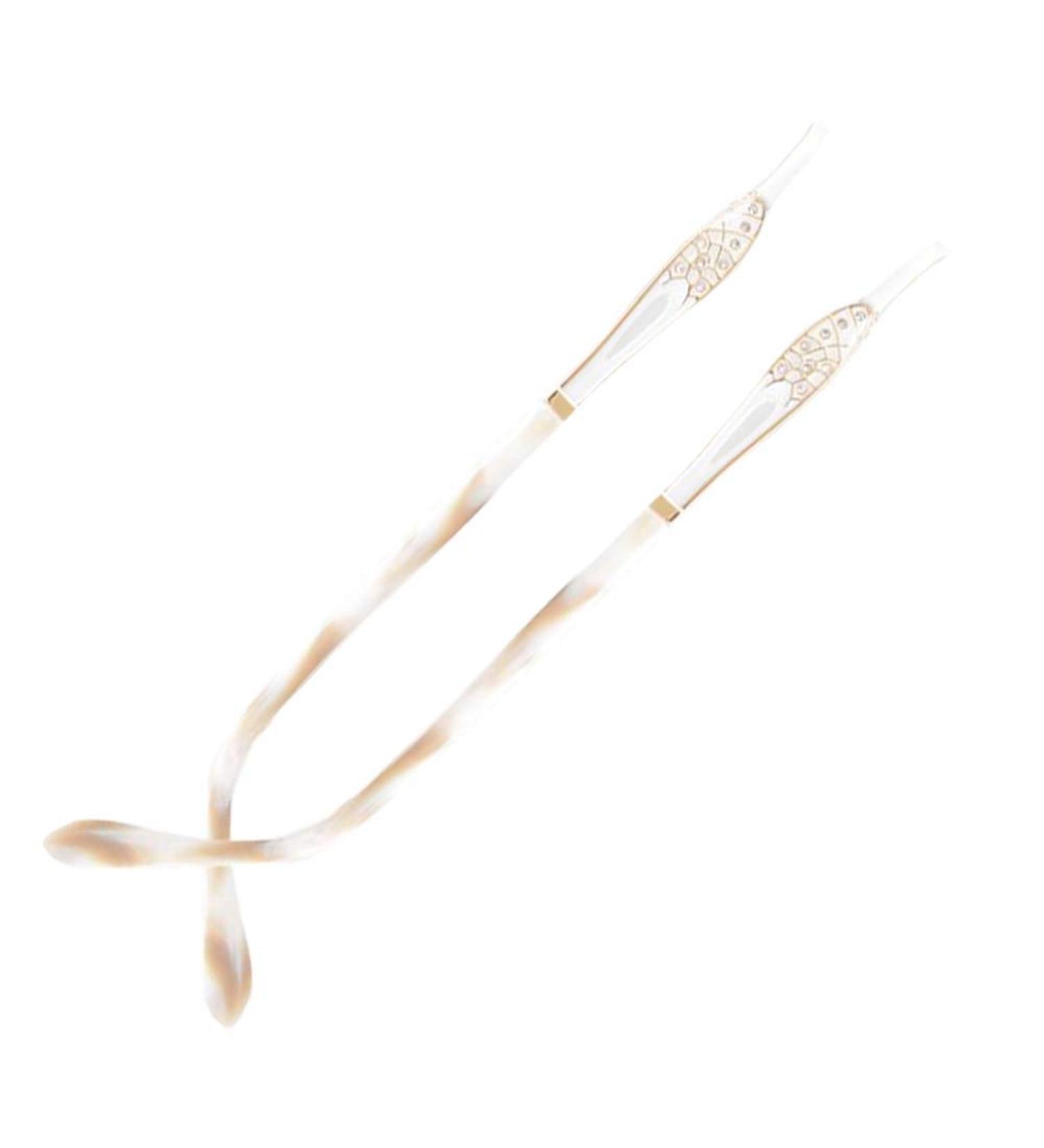 Ygnjh Women's Metal Replacement Glasses Legs - Rhinestone Trim for Borderless Style - 1 Pair - Buy Online on GoSupps.com
