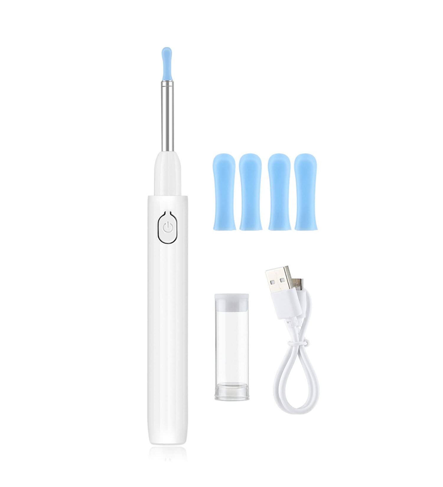 Wireless Visual Silicone Ear Spoon Endoscope | Ear Wax Remover & Otoscope | Luminous Camera | Ear Cleaning Tools - Buy Online on GoSupps.com