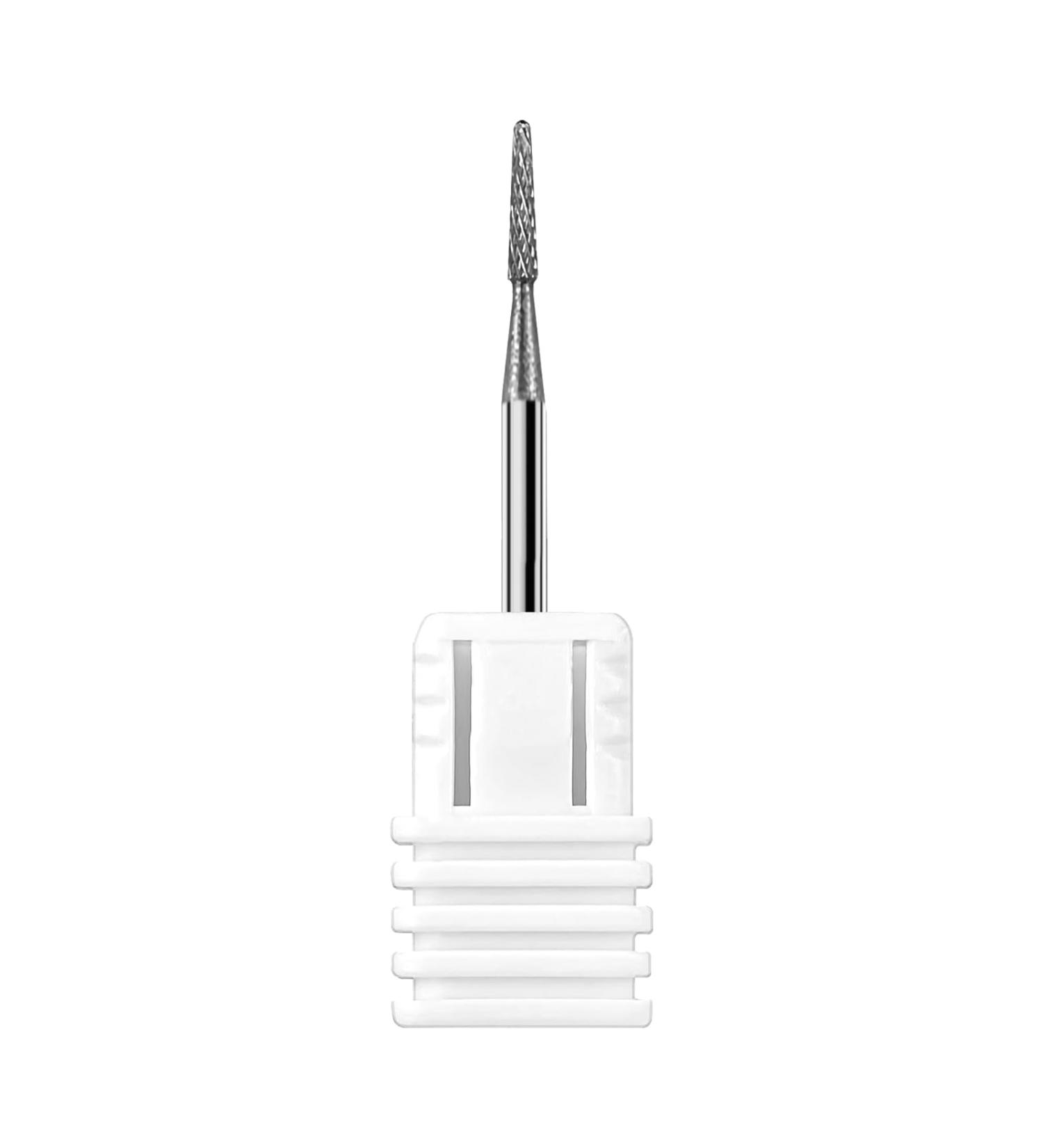 CGBE Nail Miller Attachments | 3/32 Wolfram Carbide Bits for Manicure & Pedicure | Cone Shape Drill Bits for Dead Skin & Rhinestones Removal - Buy Online on GoSupps.com