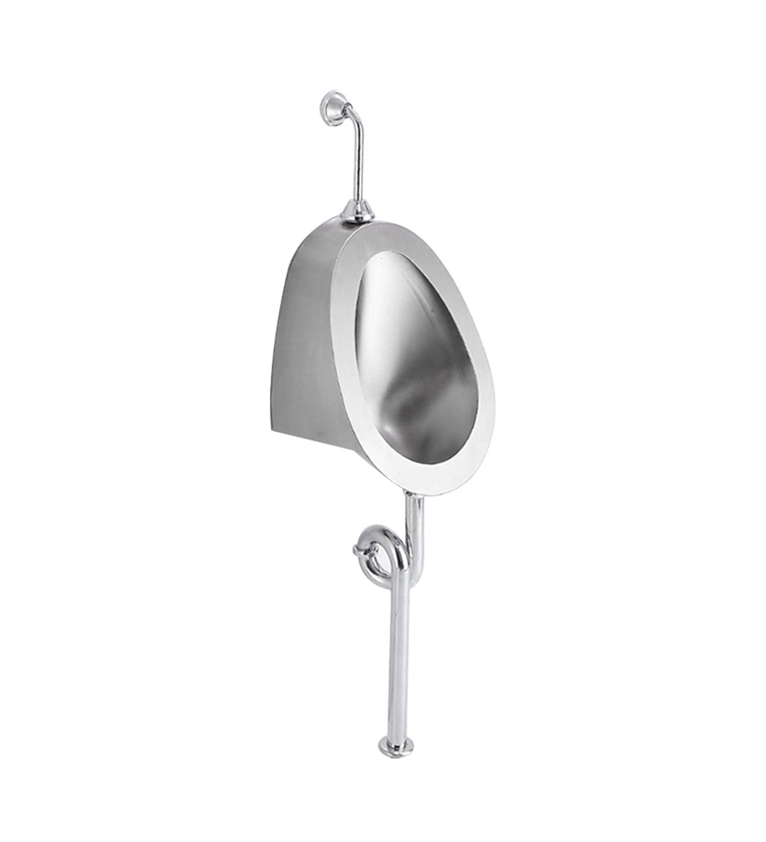 Automatic Induction Urinal Public Toilet Urinal 304 Stainless Steel Urinal Wall-Mounted Male Urinal Small Vertical Toilet Suitable for Home Hotel School - Buy Online on GoSupps.com