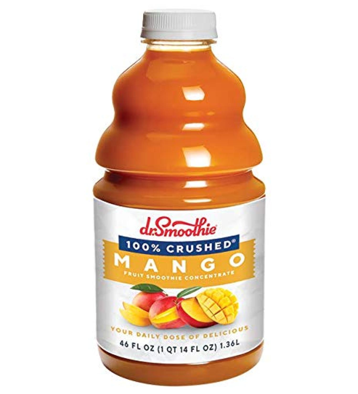 Dr. Smoothie 100% Crushed Mango Tropics Smoothie Concentrate 46oz 2/Pack