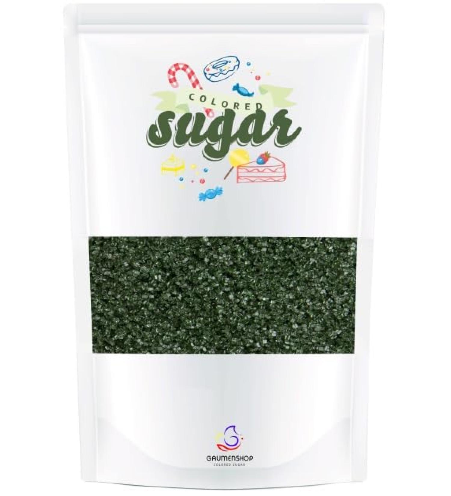 Coloured Sugar Green Dark Green 100g Decorative Sugar
