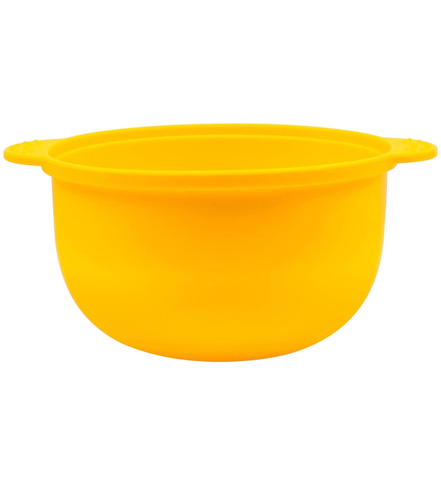 Replacement Pot Set for Wax Warmer | Removable Silicone Bowl & Non-Stick Spatula | Hair Removal Accessories | One Size Yellow - Buy Online on GoSupps.com