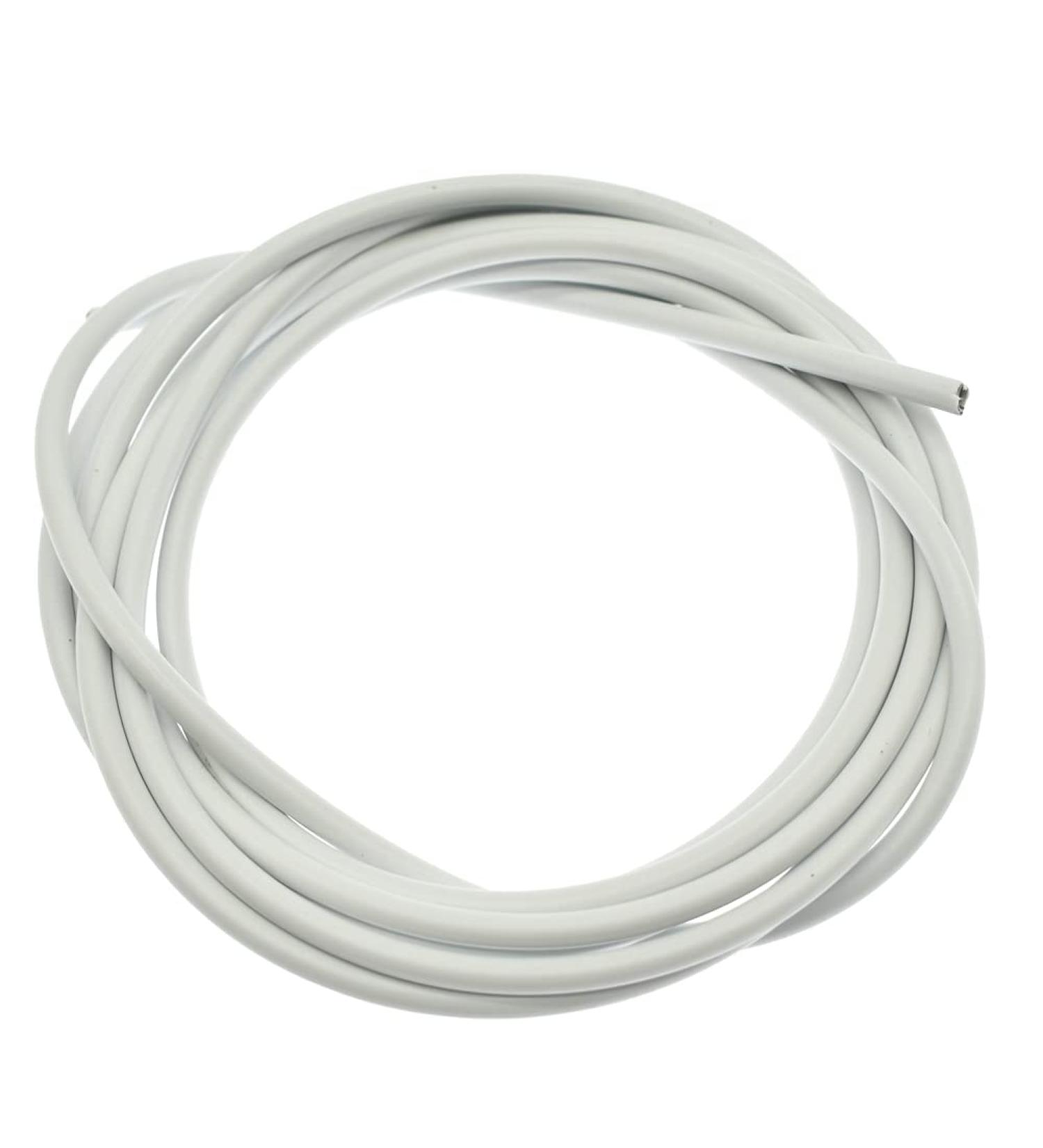 Brake Cable Housing,Bicycle Brake Cable Housing, Bicycle Brake Cable Gear Wires Bikes Replacement Accessory for Mountain Road Bike,3 Meters White