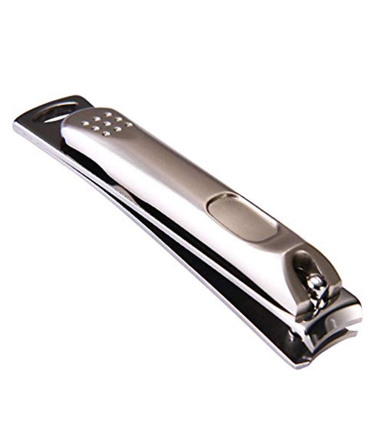 Wispbreeze Stainless Steel Portable Nail Clippers Adult Manicure Scissors with Embedded File Single Manicure Tool - Buy Online on GoSupps.com