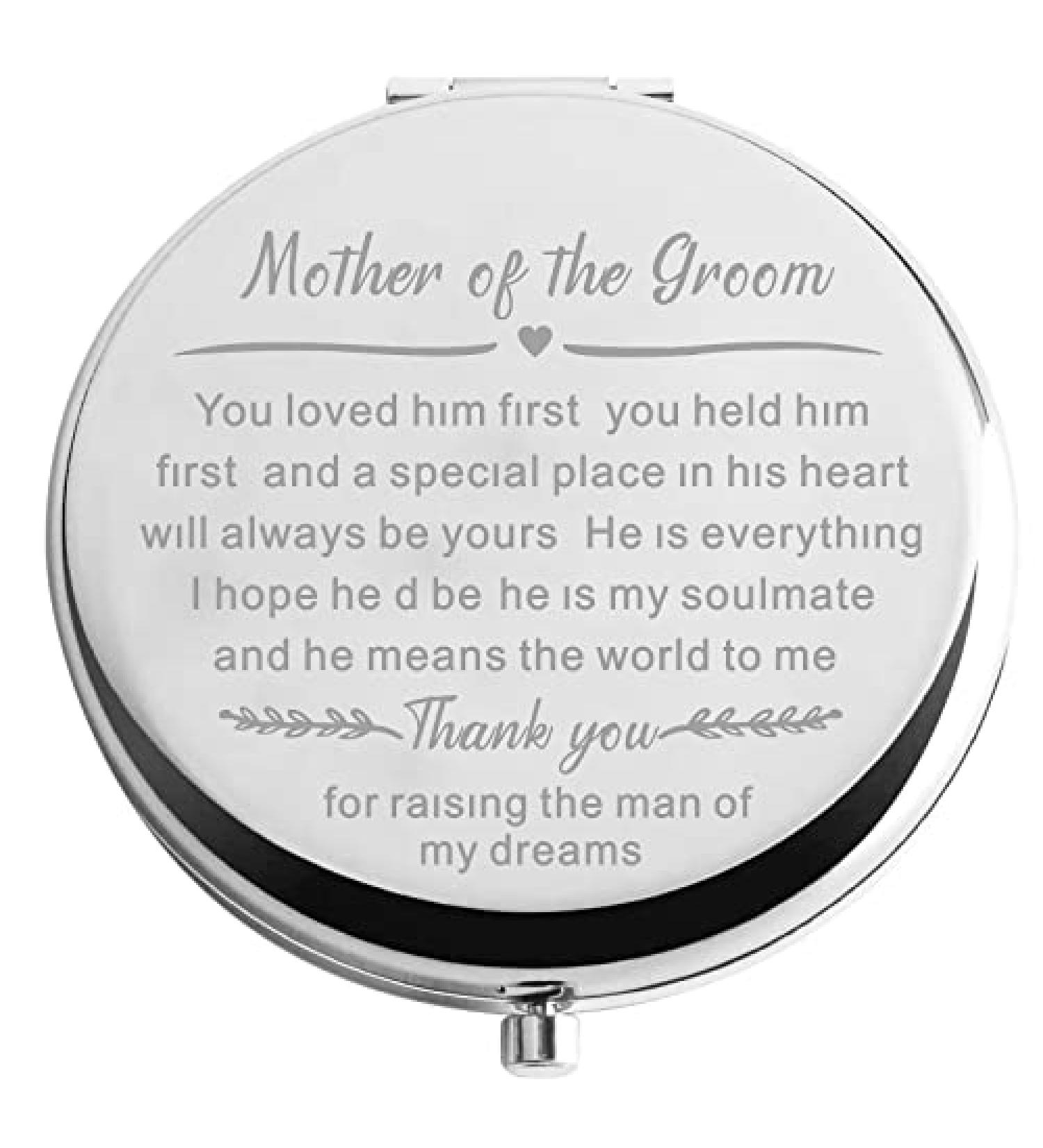 POTIY Mom of the Groom Mirror Wedding Gift New Mother in Law Mother of the Bride Gift Bridal Gift - Buy Online on GoSupps.com