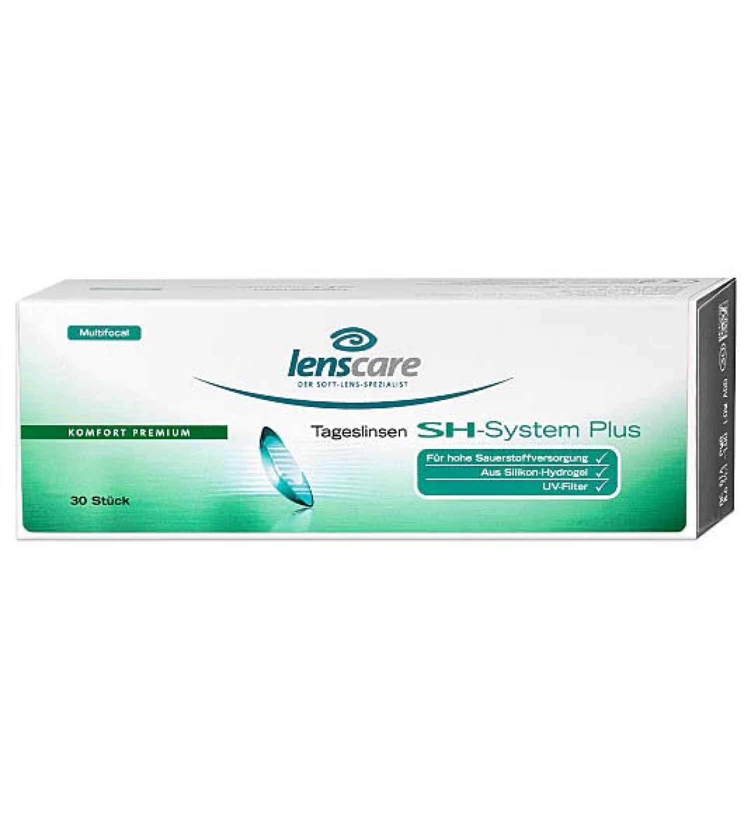 Buy Lenscare SH-System Plus Multifocal Daily Lenses | 30 Pack | BC 8.6 mm | DIA 14.1 mm | -3.00 D | Low Addition | Global Shipping - Buy Online on GoSupps.com