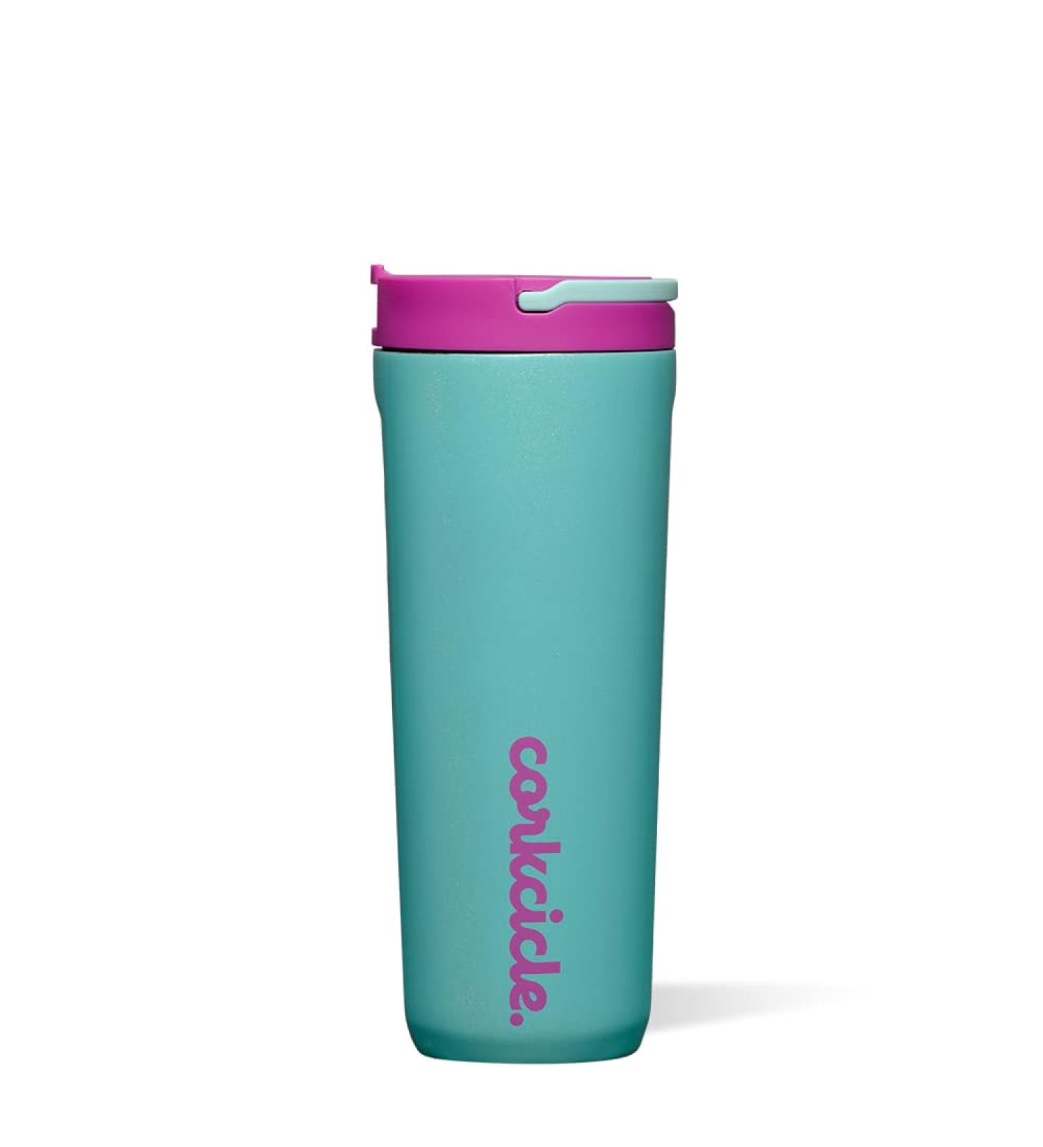 Corkcicle Kids Tumbler 17 oz Mermaid - Triple Insulated Stainless Steel Travel Mug - Non-Slip Bottom - Keeps Beverages Cold 18 Hours, Hot 3 Hours - Easy Grip Handle - Buy Online on GoSupps.com
