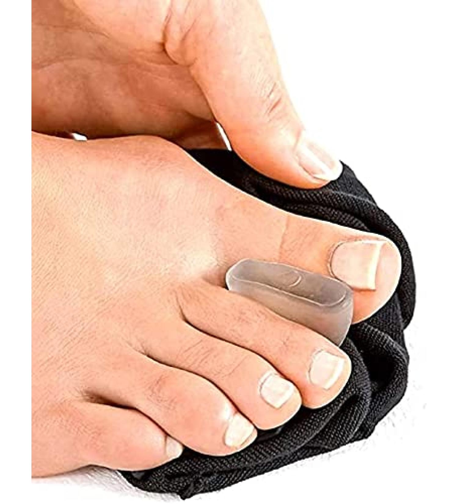 GoBunion Women's Hallux Socks Softgel Black Size: 39 - 42 Black