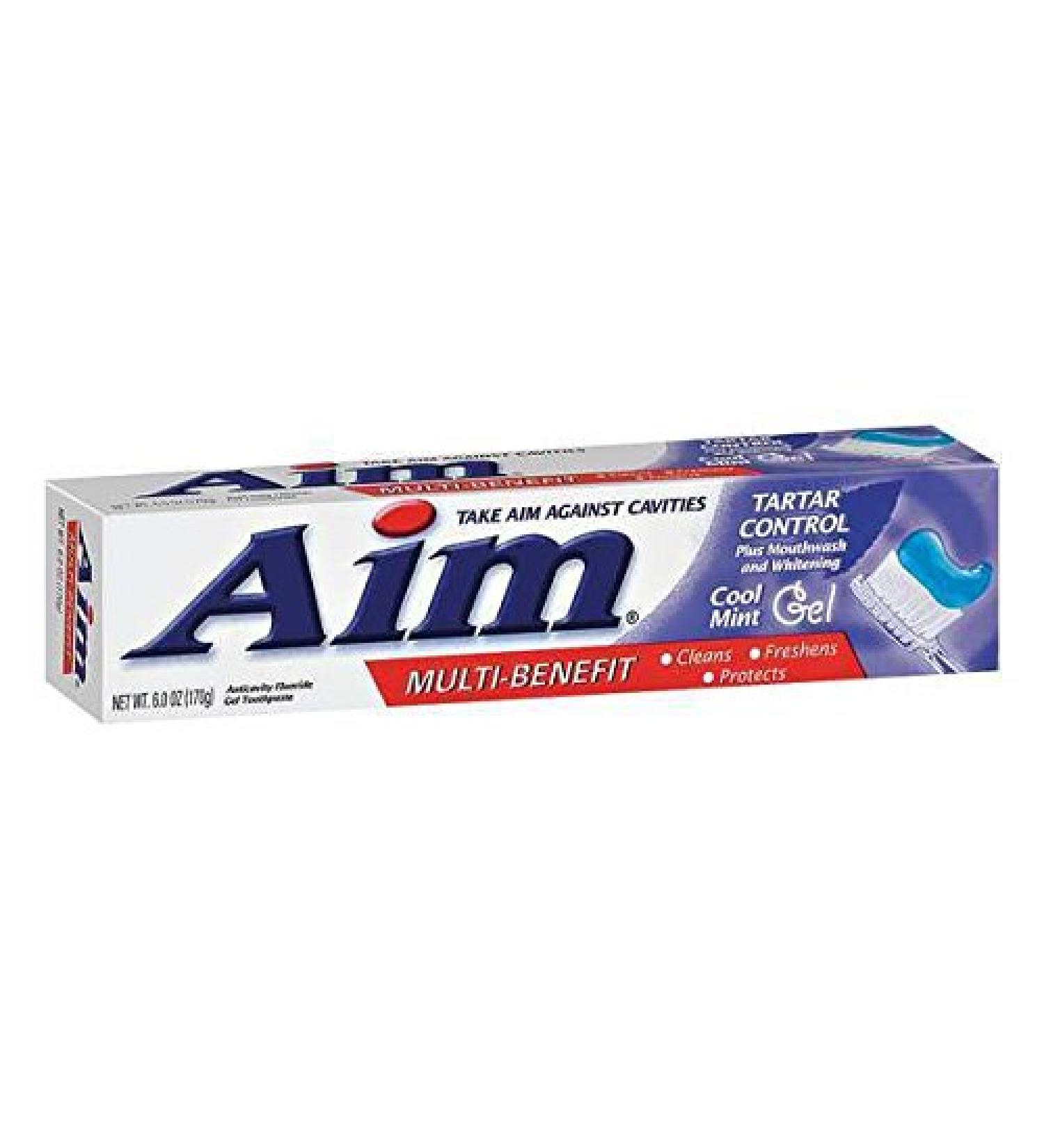 Aim Tartar Control Toothpaste Cool Mint Gel