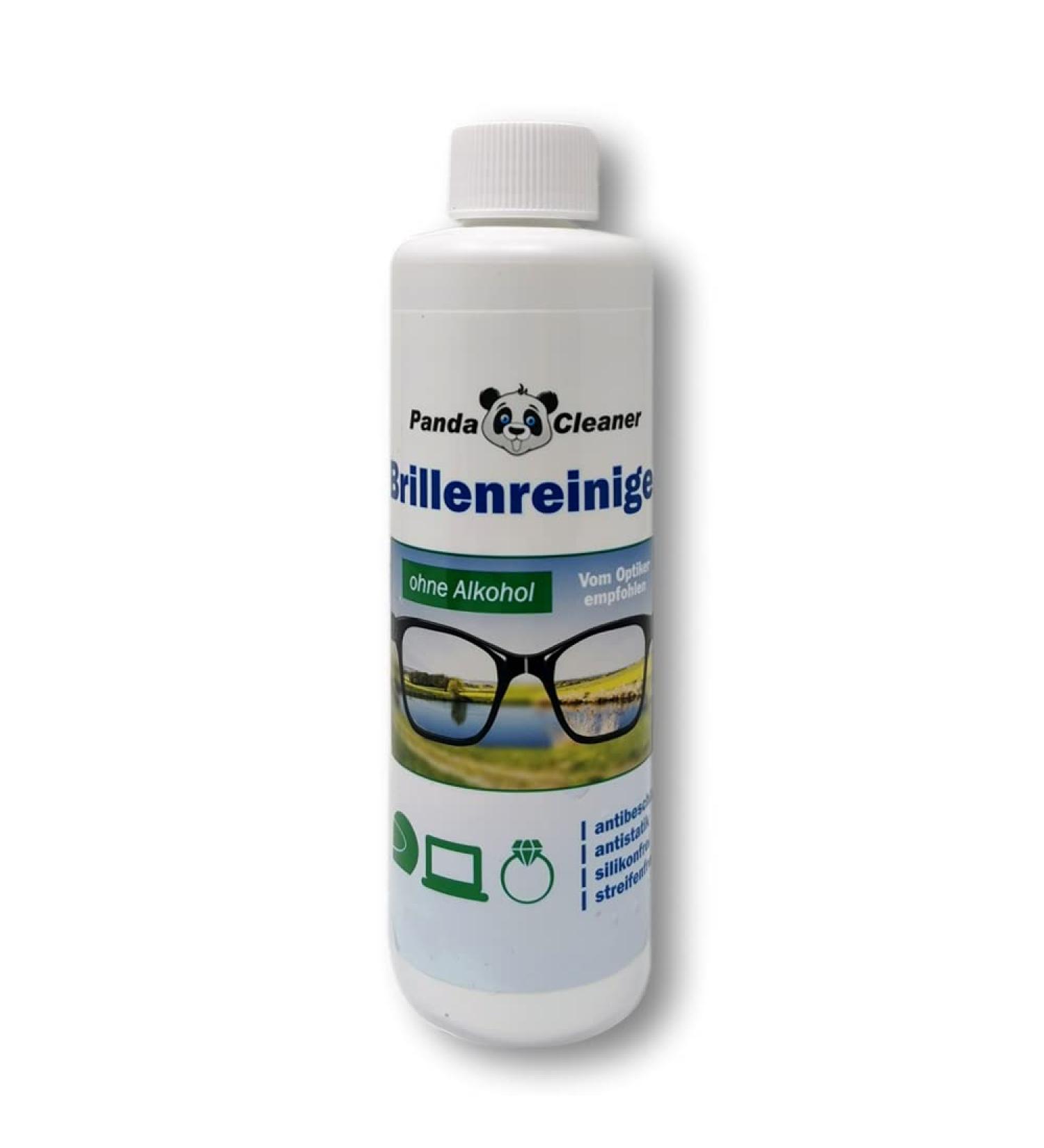 Pandacleaner Glasses Cleaner 250ml Refill Bottle | Alcohol-Free Anti-Fog Streak-Free | Ideal for Glasses Displays Monitors & More - Buy Online on GoSupps.com