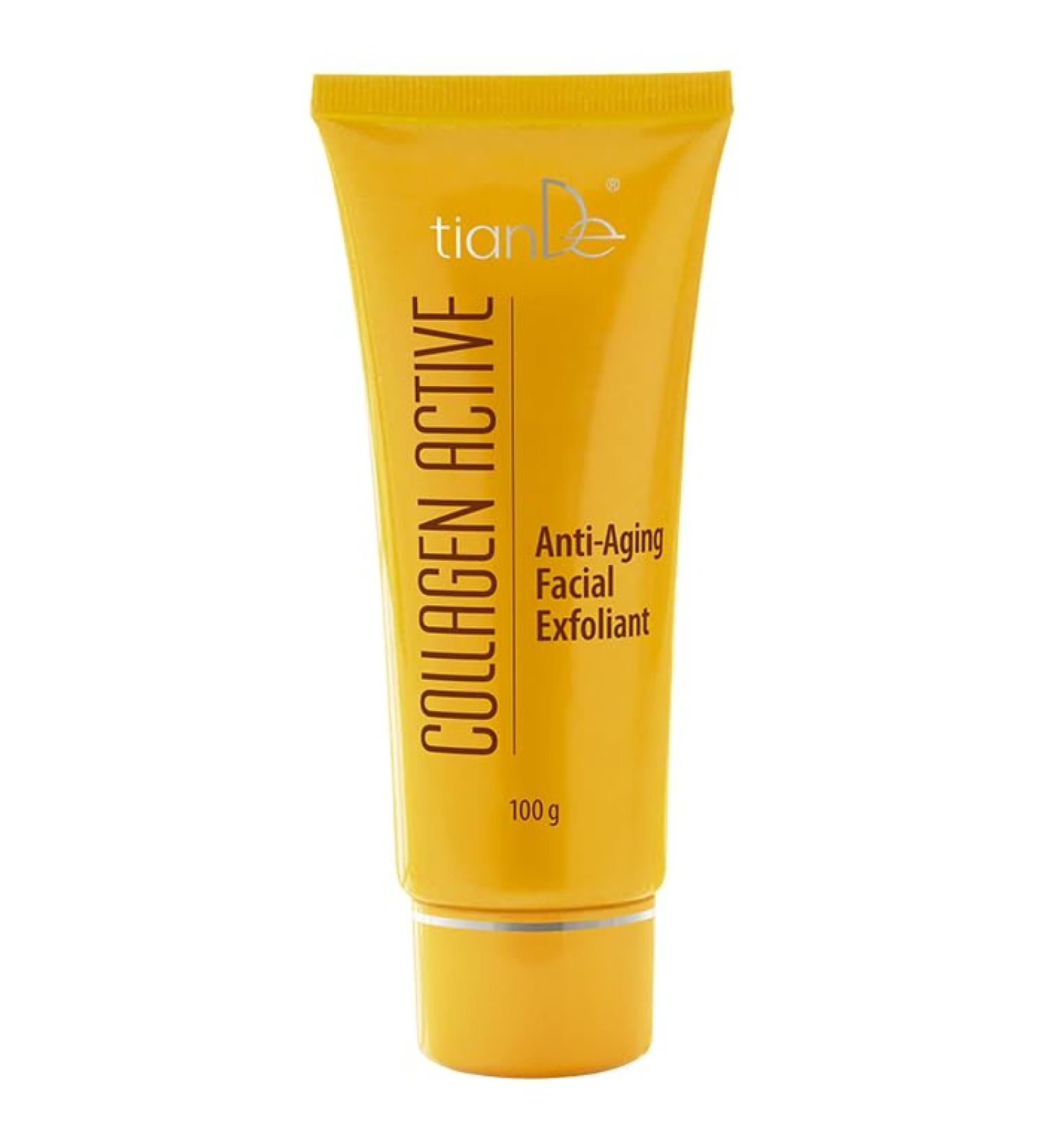  TianDe TianDe 12716 Collagen Anti-Aging Facial Scrub 100g maximum gentle exfoliant that reduces discoloration and fine lines - Buy Online on GoSupps.com