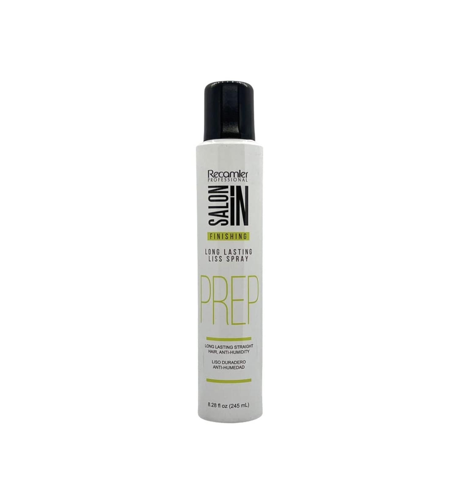 Long Lasting Liss Spray Har Salon In Recamier Straightening of Wavy Hair and Rebels | Saloon In Liso Duradero Cabello Ondulados Rebeldes 8.3oz-245ml