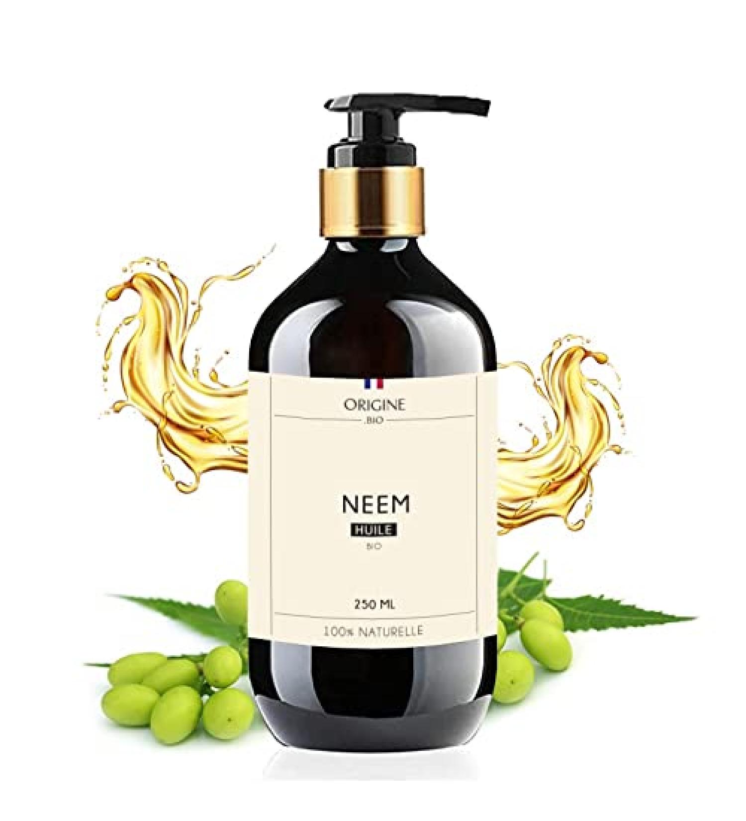 Origine Neem Oil 250 ml 100% Natural Hair Skin French Brand Body Face Massage Stretch Mark