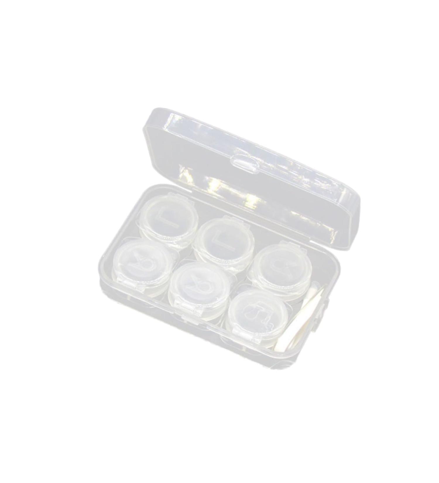 HAPINARY 3pcs Colored Invisible Lens Case Holder - Durable & Stylish for Travel | Shop Internationally - Buy Online on GoSupps.com
