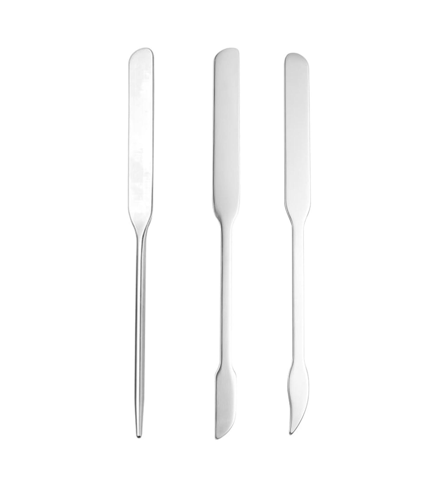 Buy Leadigol 3pcs Cosmetic Mixing Spatula Set - Stainless Steel Makeup Tools for Nail Art & Mixing - Buy Online on GoSupps.com