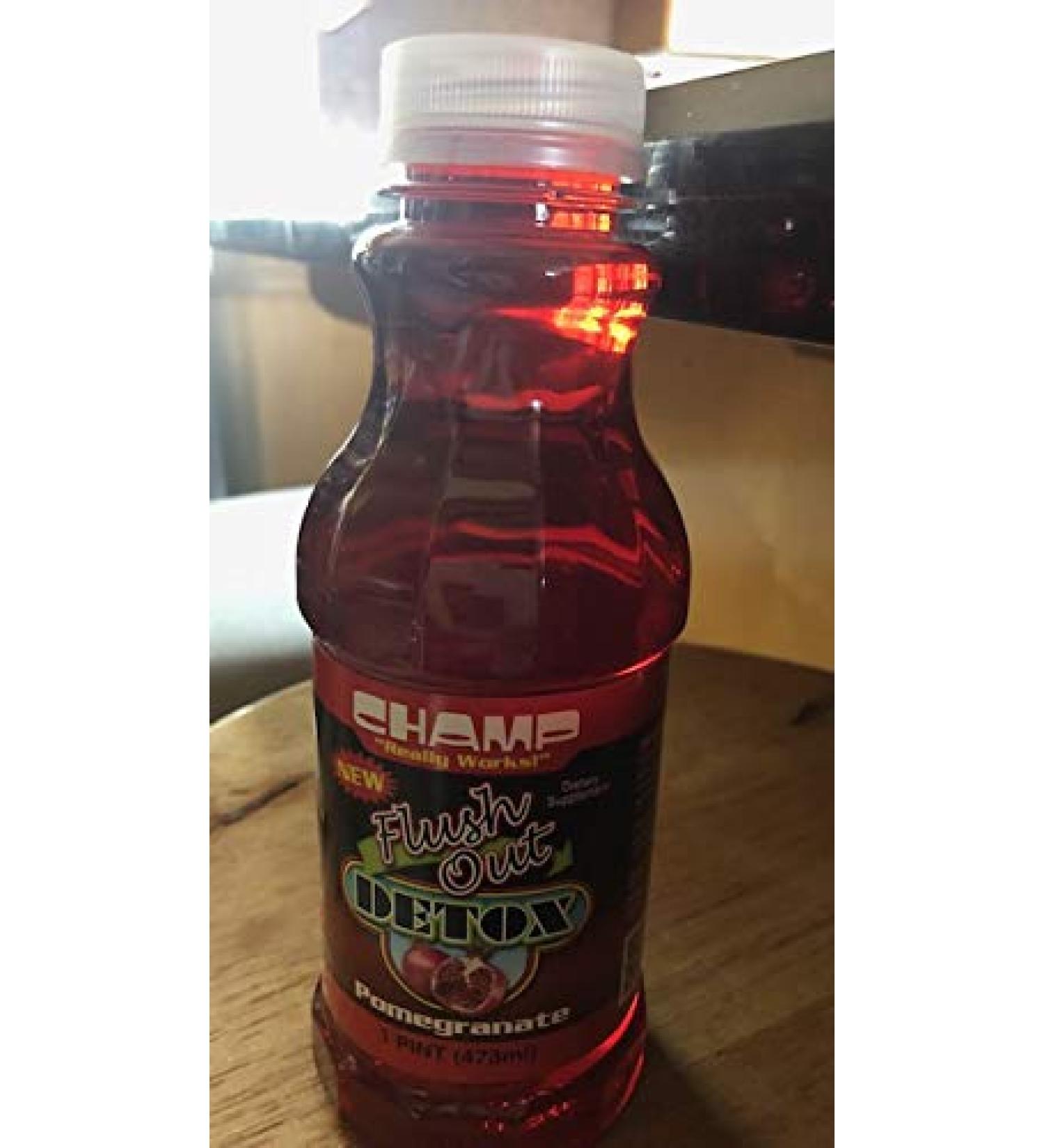 Champ Flush Out Detox Drink - Pomegranate16 oz