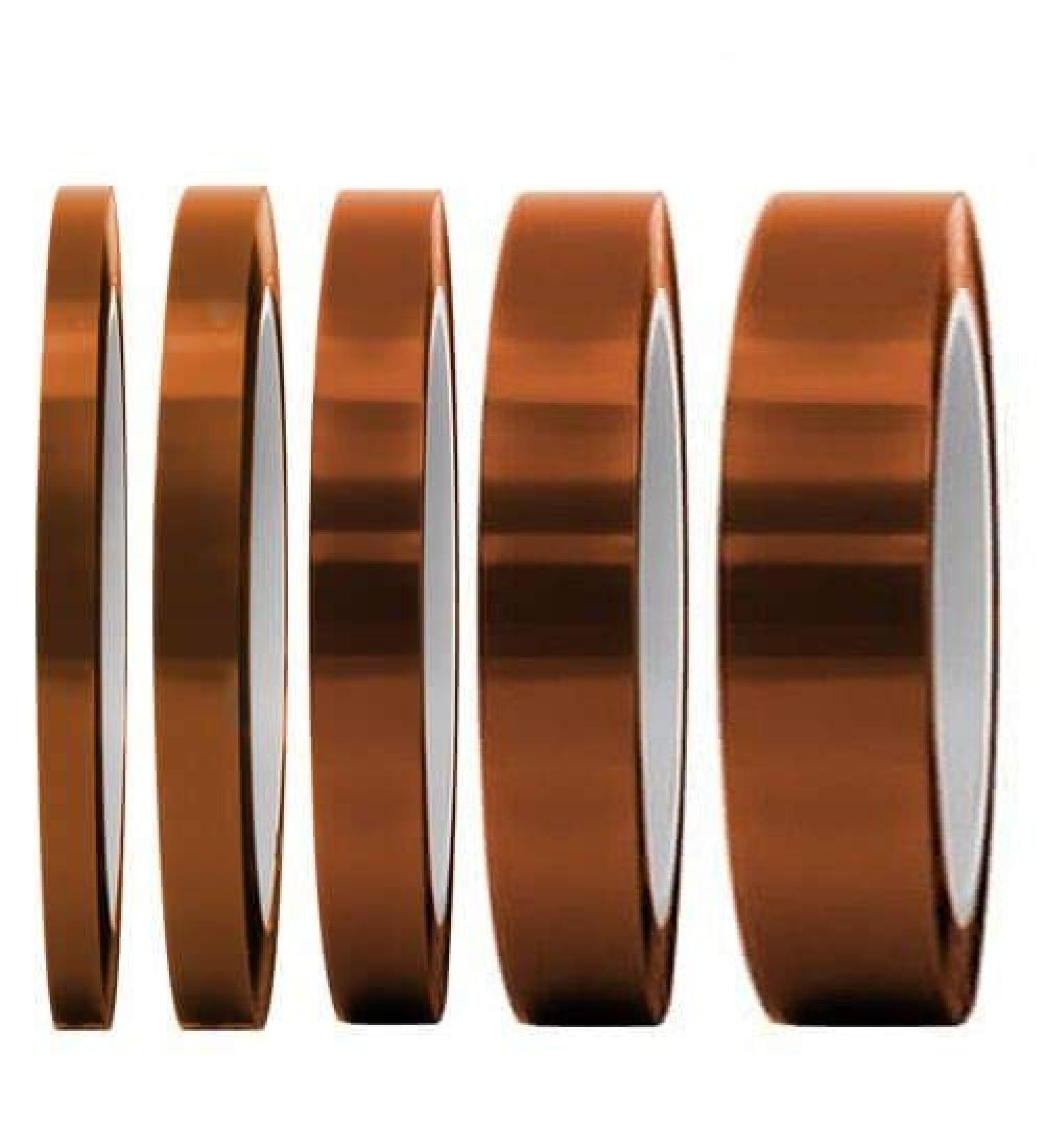 SelizoÂ HighÂ TempÂ Tape Â 5Â PackÂ MultiÂ  Â SizedÂ 1/8 Â 15/64 Â 15/64 Â 15/32 Â 5/64 Â HeatÂ ResistanceÂ UpÂ toÂ 280 Â (536 ) - Buy Online on GoSupps.com