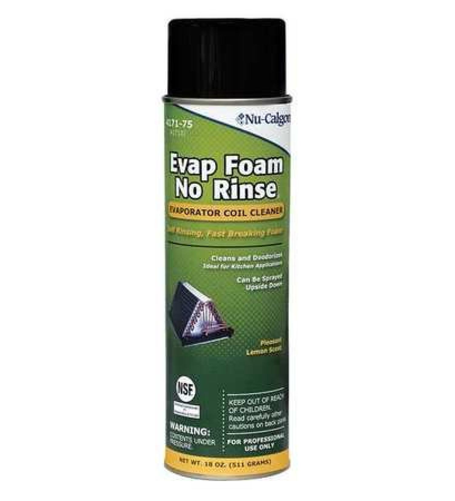 4171-75 Nu-Calgon Evap Foam No Rinse Evaporator Coil Cleaner 18 OZ Aerosol Spray