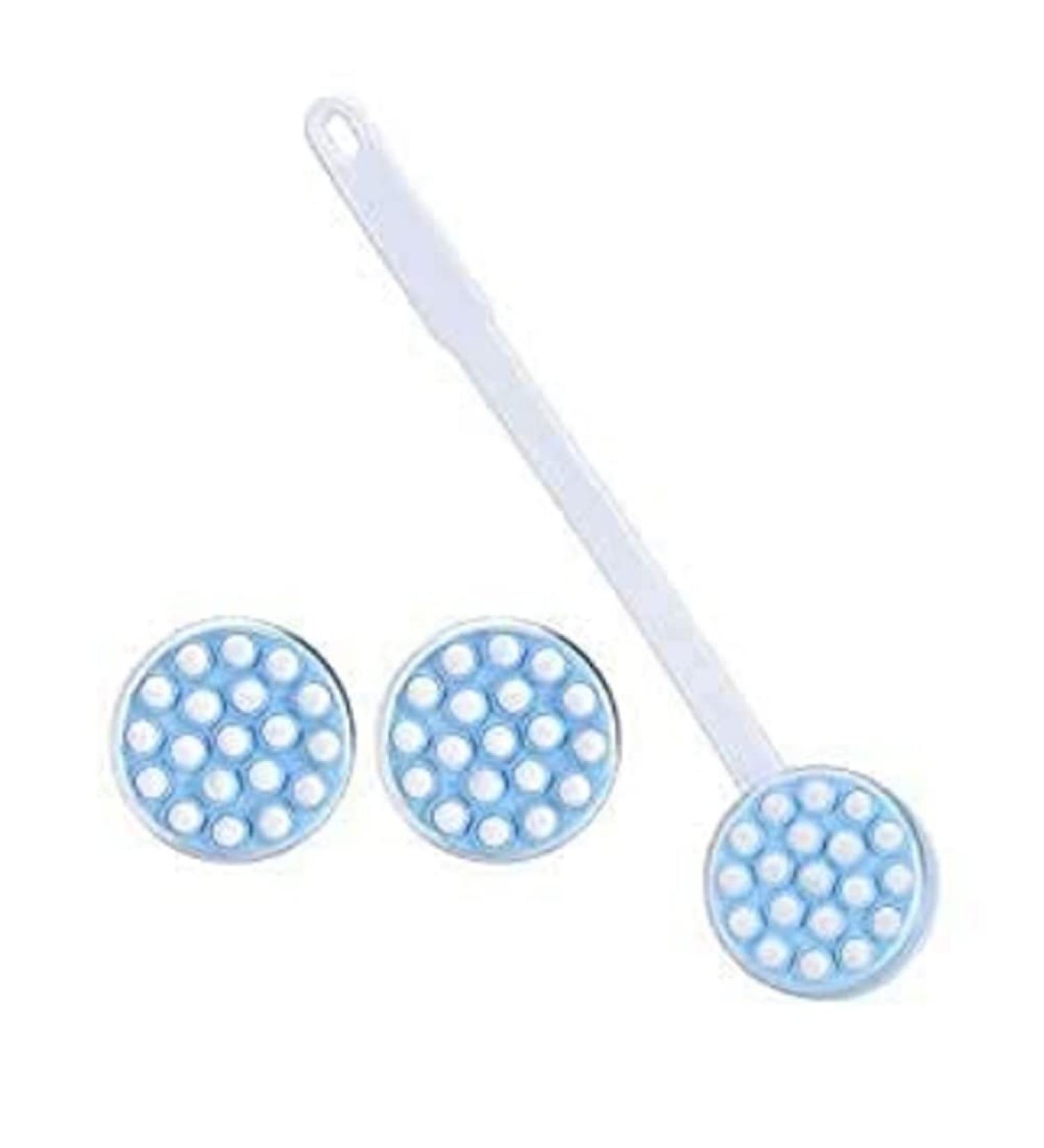 Lotion Applicator Back Cream Scrub Massager - Long Handle Shower Rub Brush for Effortless Application - Buy Online on GoSupps.com