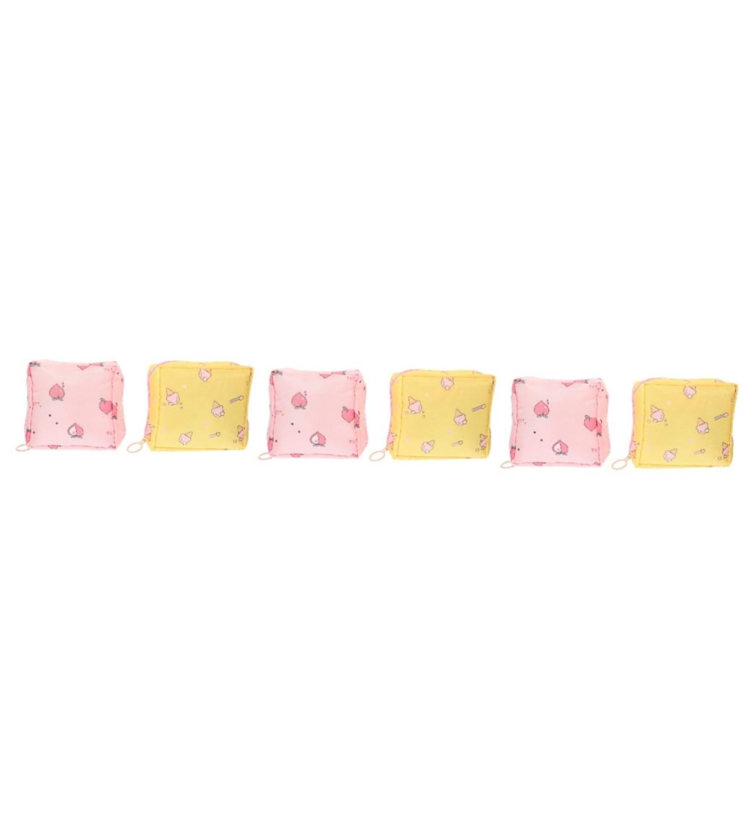 Healeeved 6 STK Storage Bags - Women's Bandages Hygiene & Diaper Bag Organizer - Polyester Zipper Pouches - Buy Online on GoSupps.com