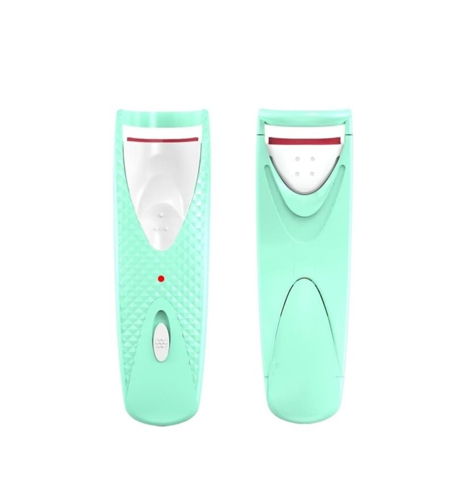 RC-BKKXXEAV Effortless Lash Curler: Instant Eye-Opening Effect Easy-to-Use Eyelash Curling Tool-Design for Home & Travel Green