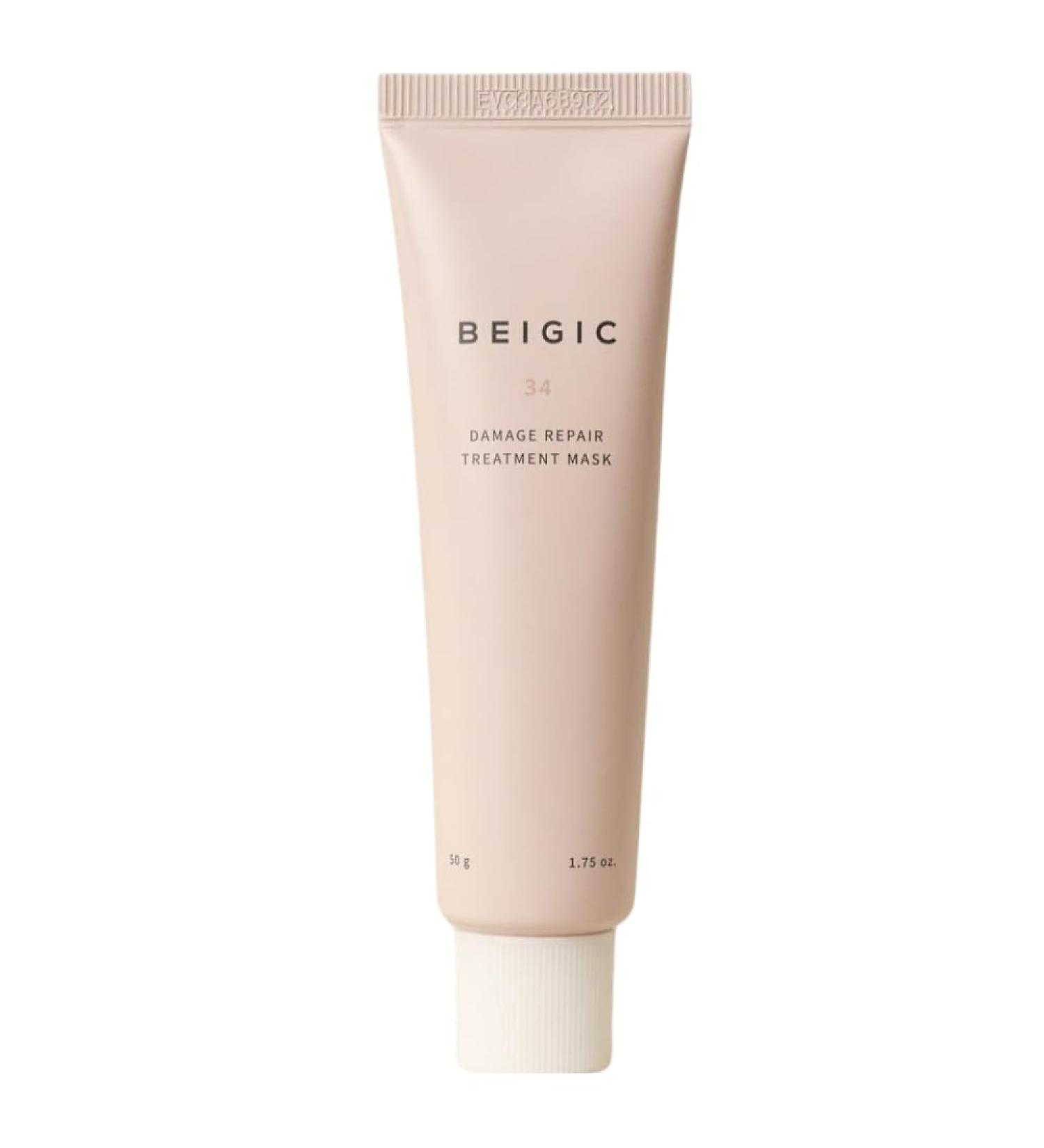 BEIGIC Damage Repair Treatment Mask - Vegan Korean Deep Conditioning Hair Mask for Dry Damaged Hair with Argan Oil & Vitamin E | Silicone-Free Hydrating Hair Care - Buy Online on GoSupps.com
