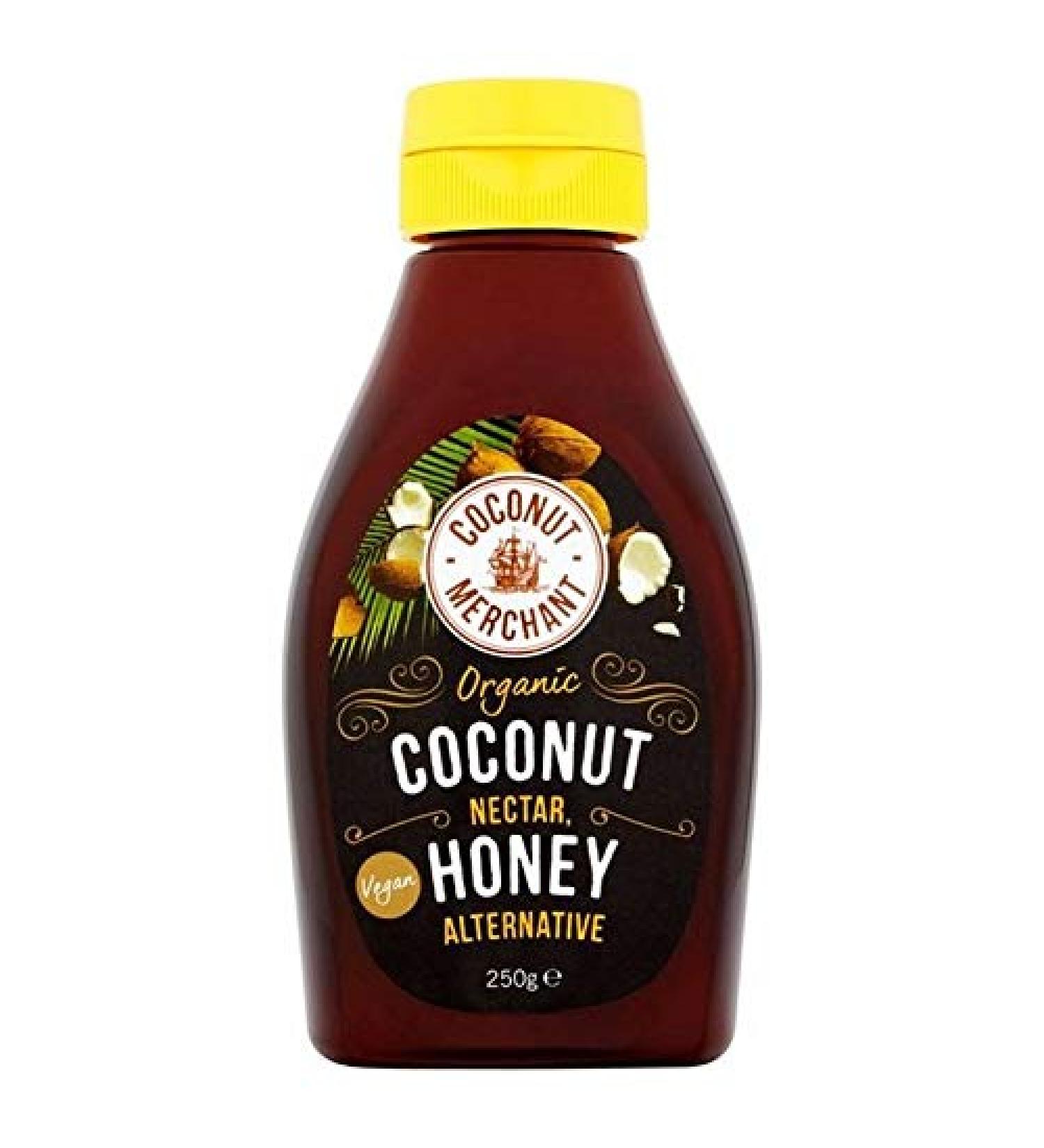4x Coconut Merchant Honey Coconut Squeezy Organic Alternative 250G