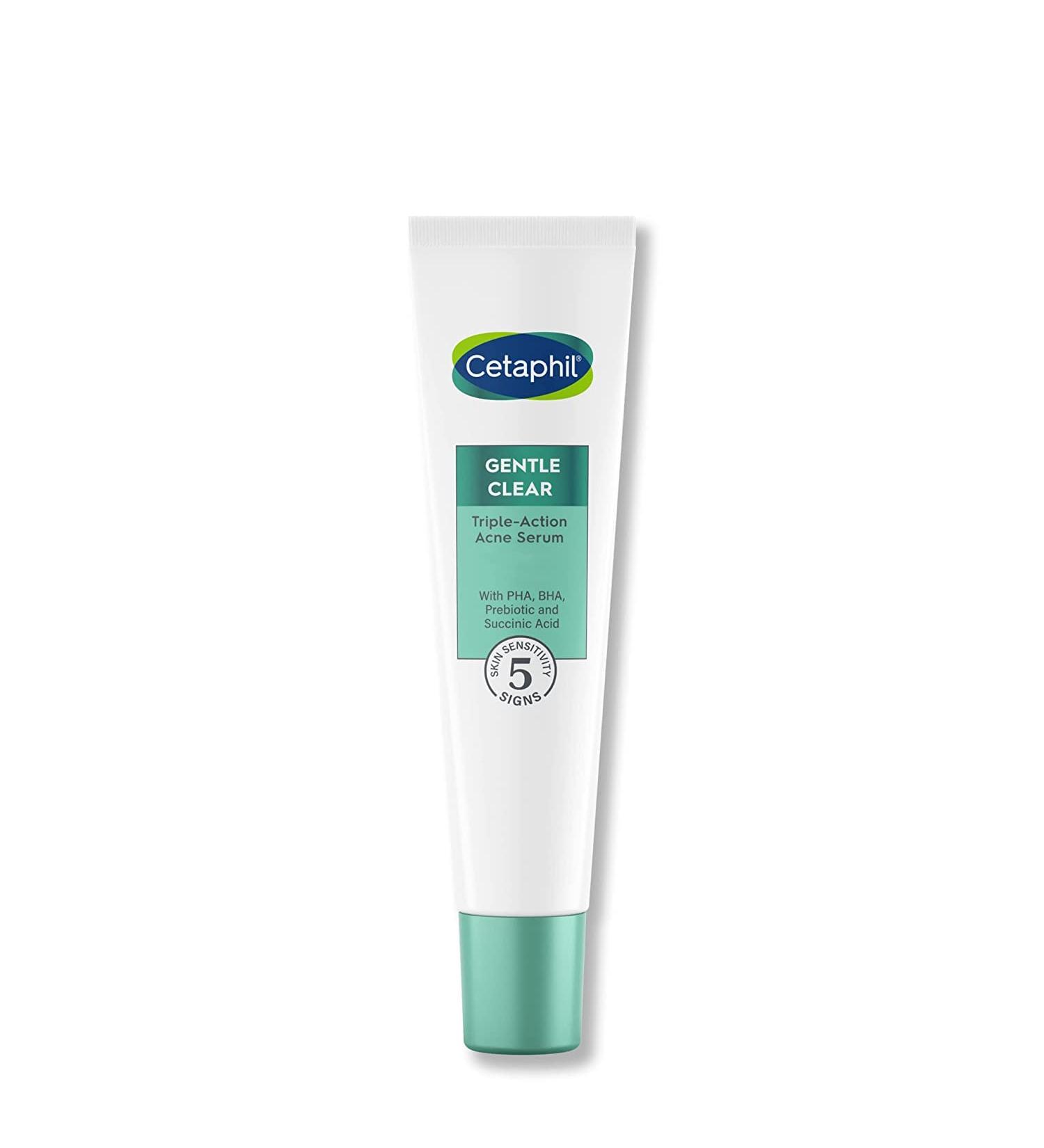 Cetaphil Gentle Clear Triple-Action Acne Treatment Serum with Salicylic Acid - 1oz - Buy Online on GoSupps.com