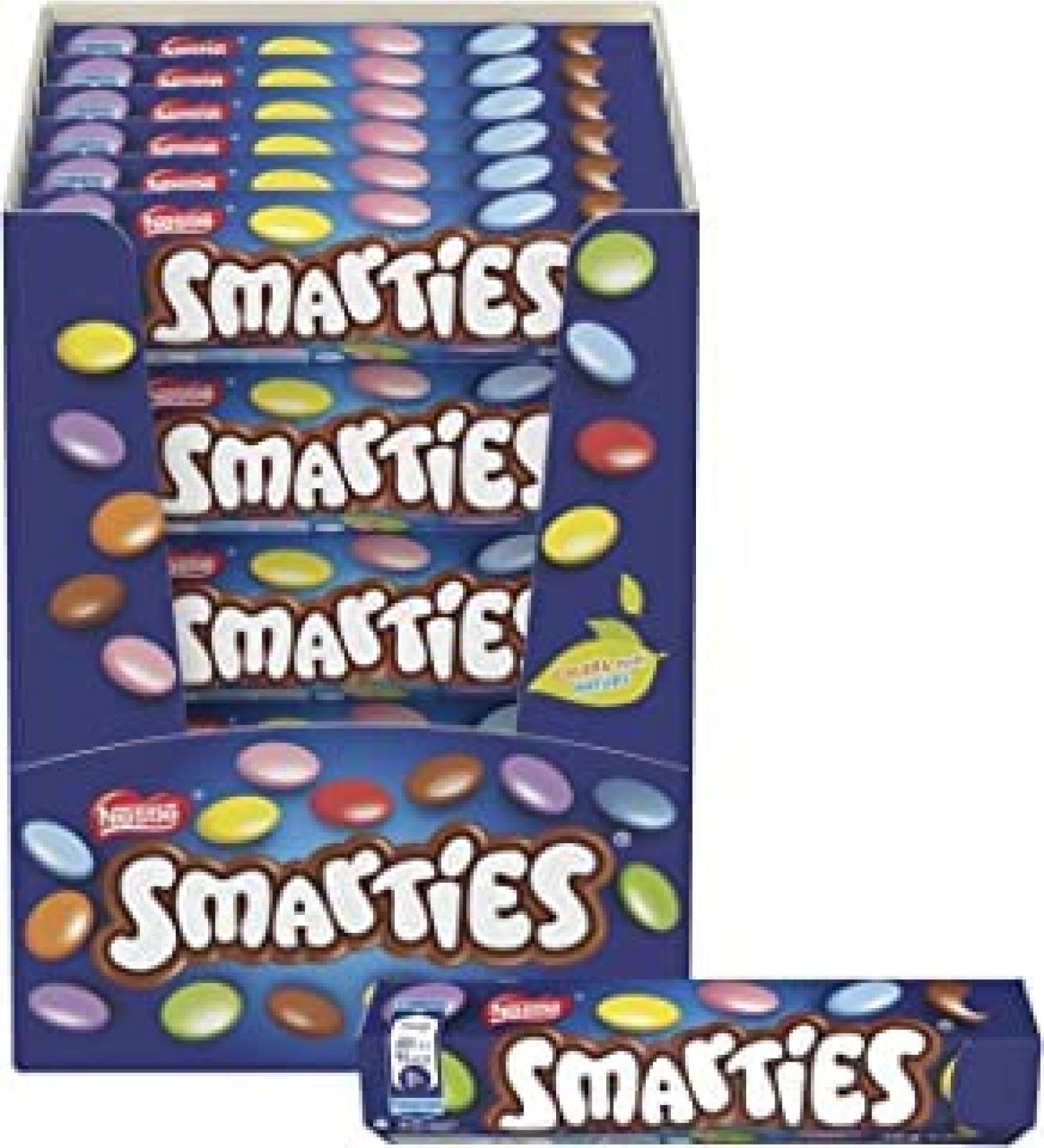 Smarties Tube MIlk Chocolate Gems Nestle Smarties Tubes (4)