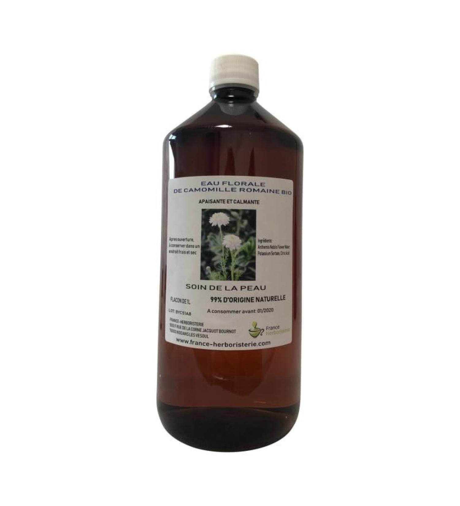 Roman chamomile floral water 1 liter ORGANIC.