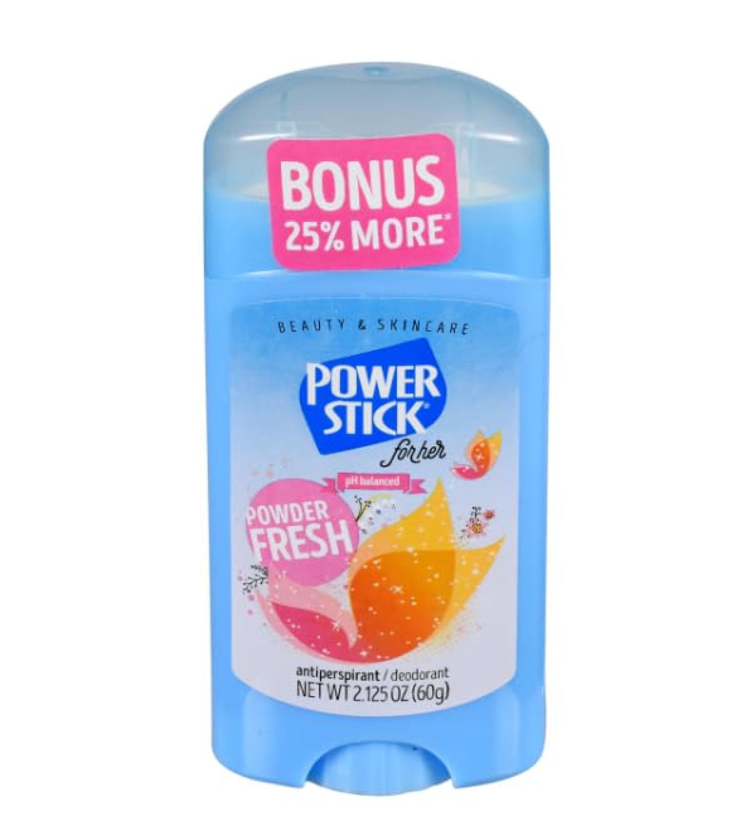 Beauty and Skin Care Power Stick For Her Powder Fresh NET WT 2.5 OZ (70.8 g)