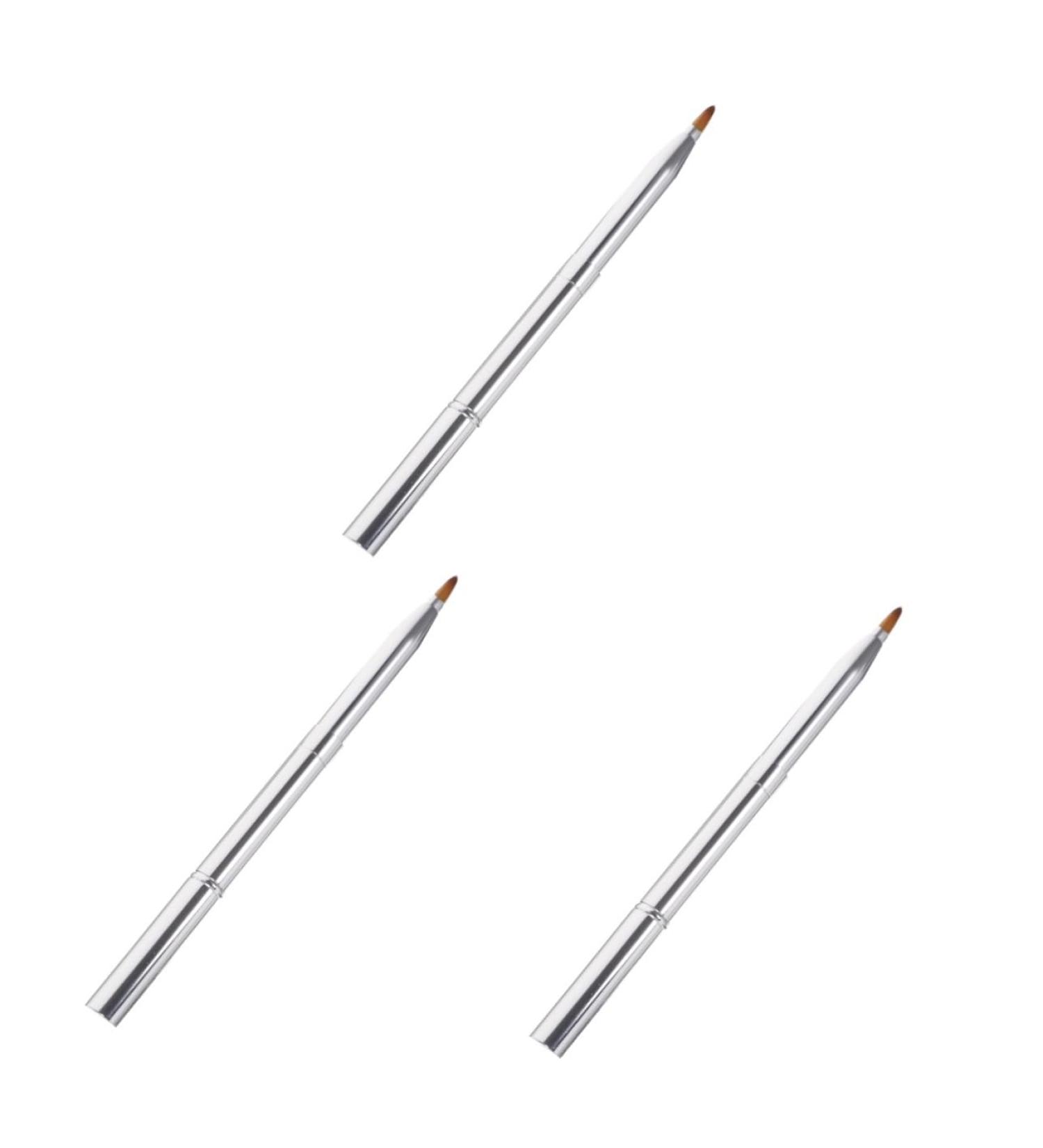 FRCOLOR Portable Lipstick Applicator Set - 3pcs Double Ended Brush for Flawless Makeup | Lip Mask & Lipstick Application Toolkit - Buy Online on GoSupps.com