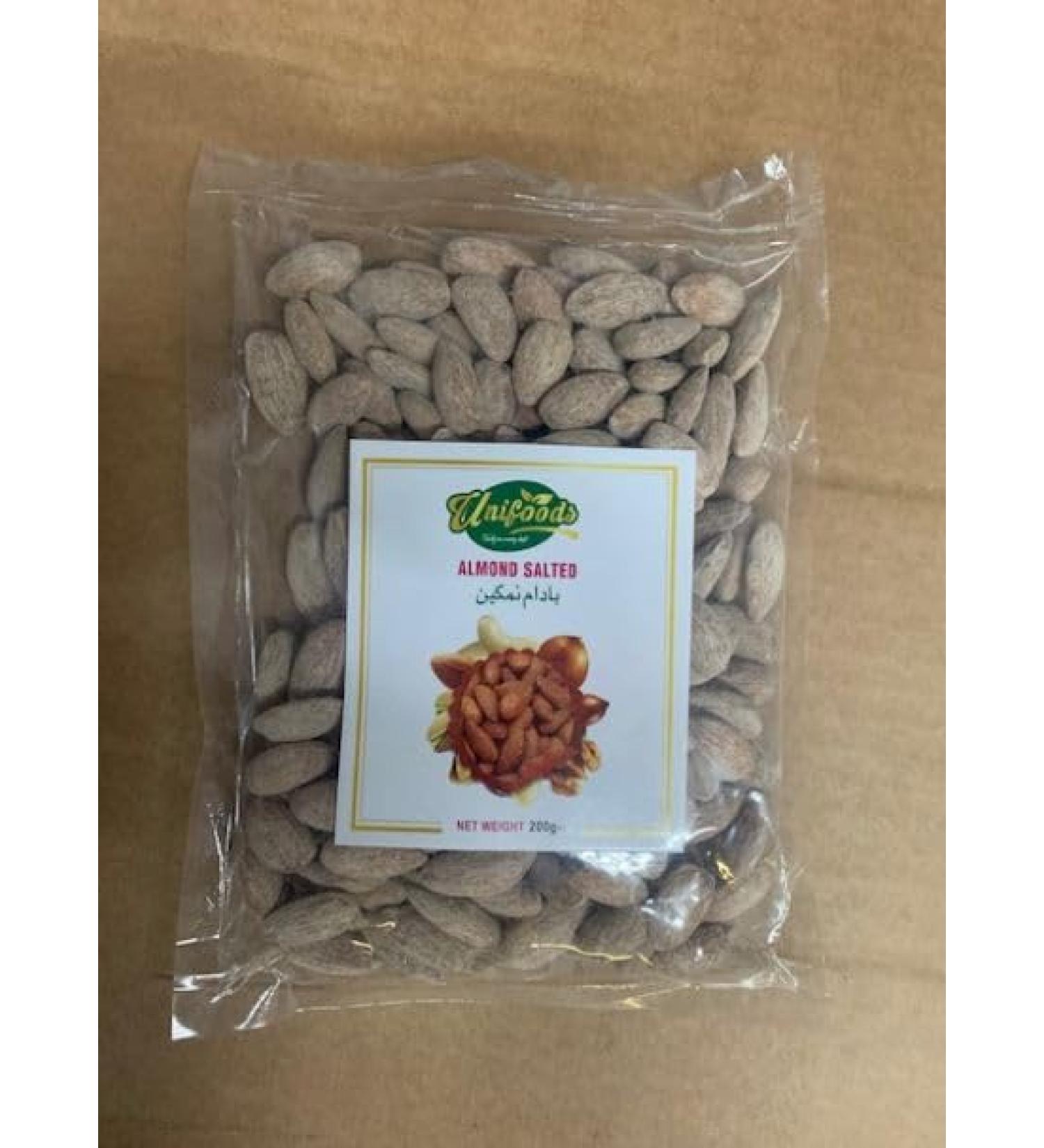 Almonds salted