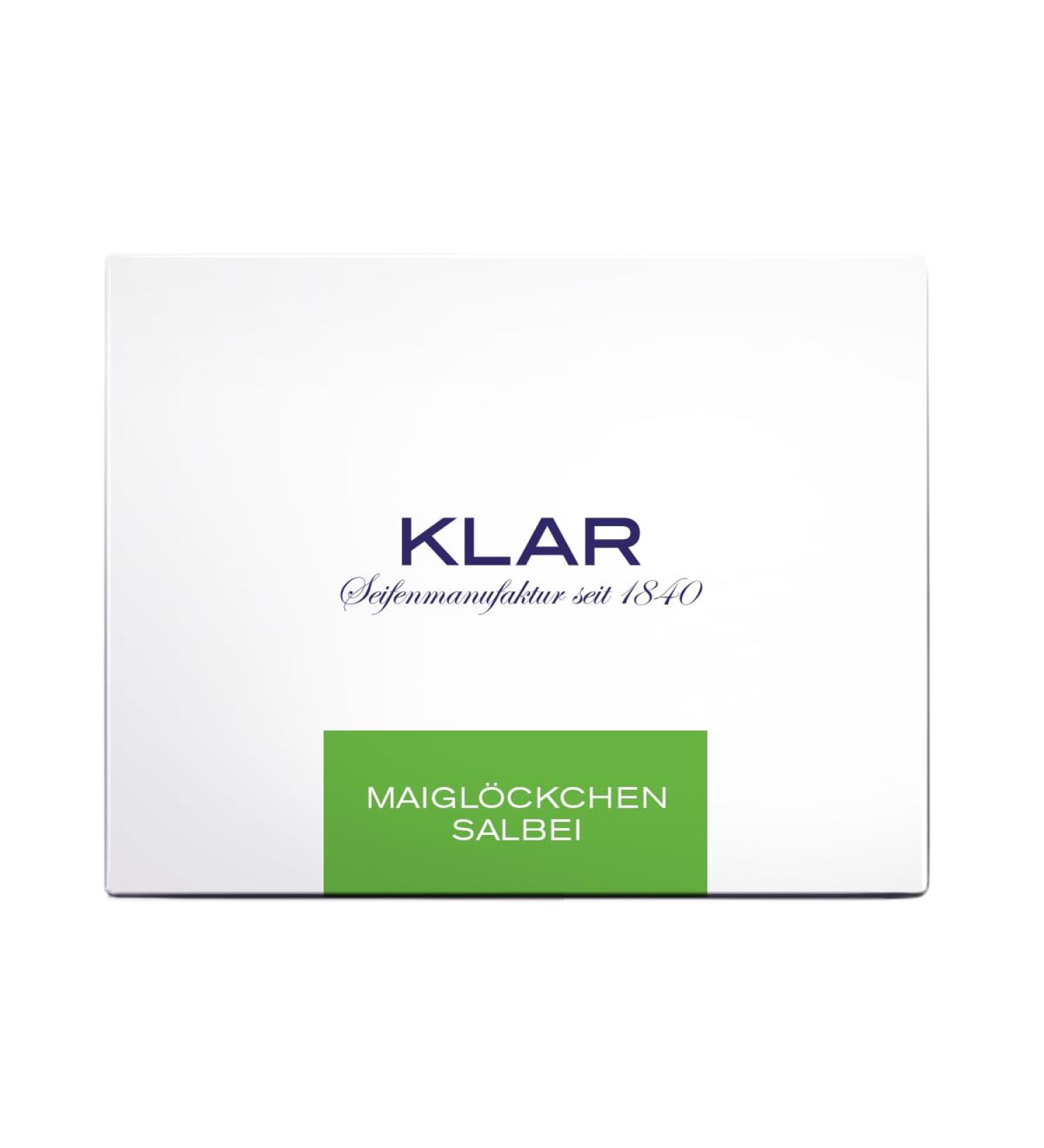  Klar Seifen Lily of the Valley & Sage - Care soap 135g - Buy Online on GoSupps.com