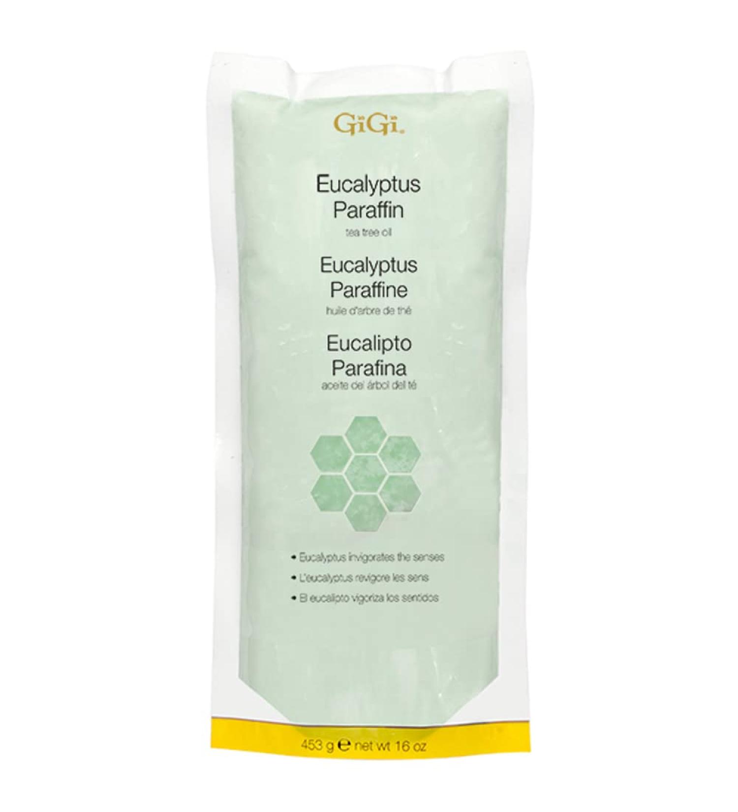 Gigi Eucalyptus Paraffin Wax with Tea Tree Oil 16 oz - Moisturizing and Soothing Treatment - Buy Online on GoSupps.com