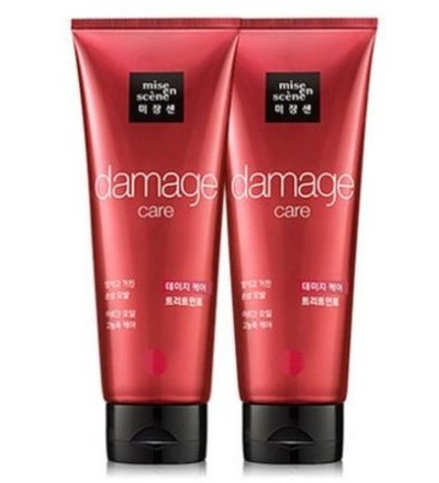 Mise En Scene Damage Care Treatment For Severely Damaged Hair(6.08oz +6.08oz)