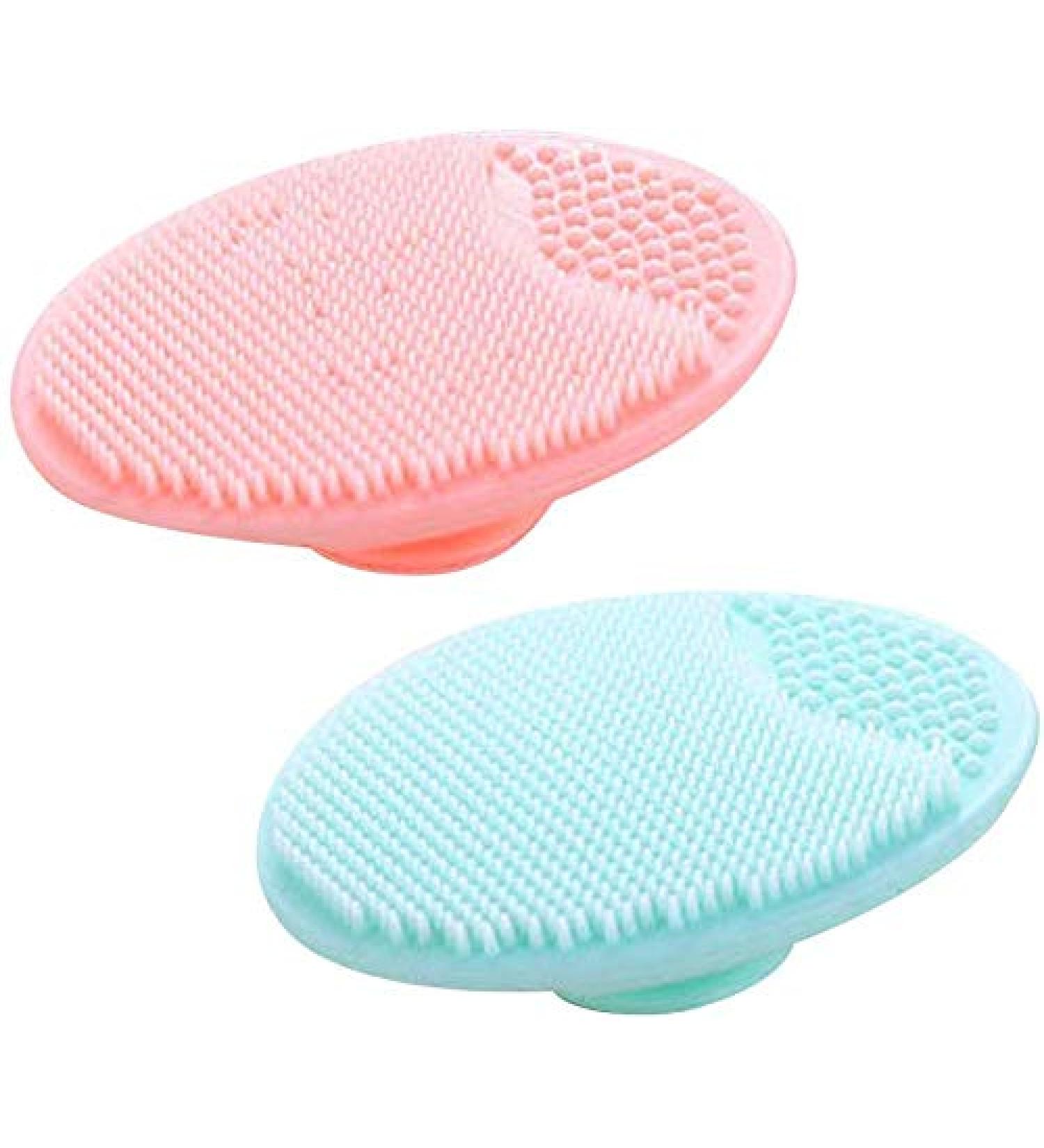 Silicone Manual Facial Cleansing Brushes fit for Skin Scrubber Exfoliator Massager - Buy Online on GoSupps.com