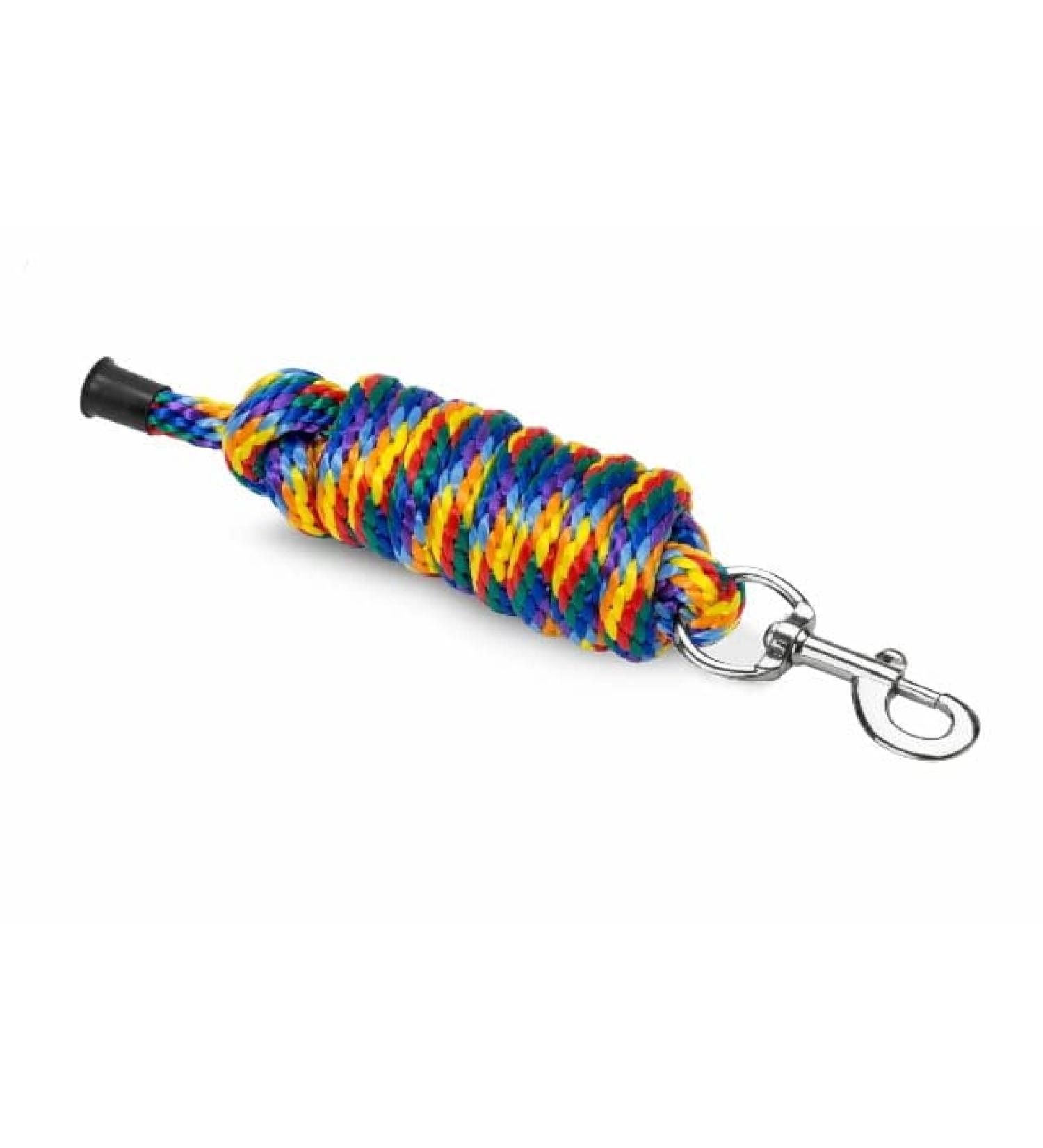 High-Quality 2m Connection Trick Rope for Horses & Ponies with Classic Carabiner Hook - Available in Royal Blue Yellow Red - Buy Online on GoSupps.com