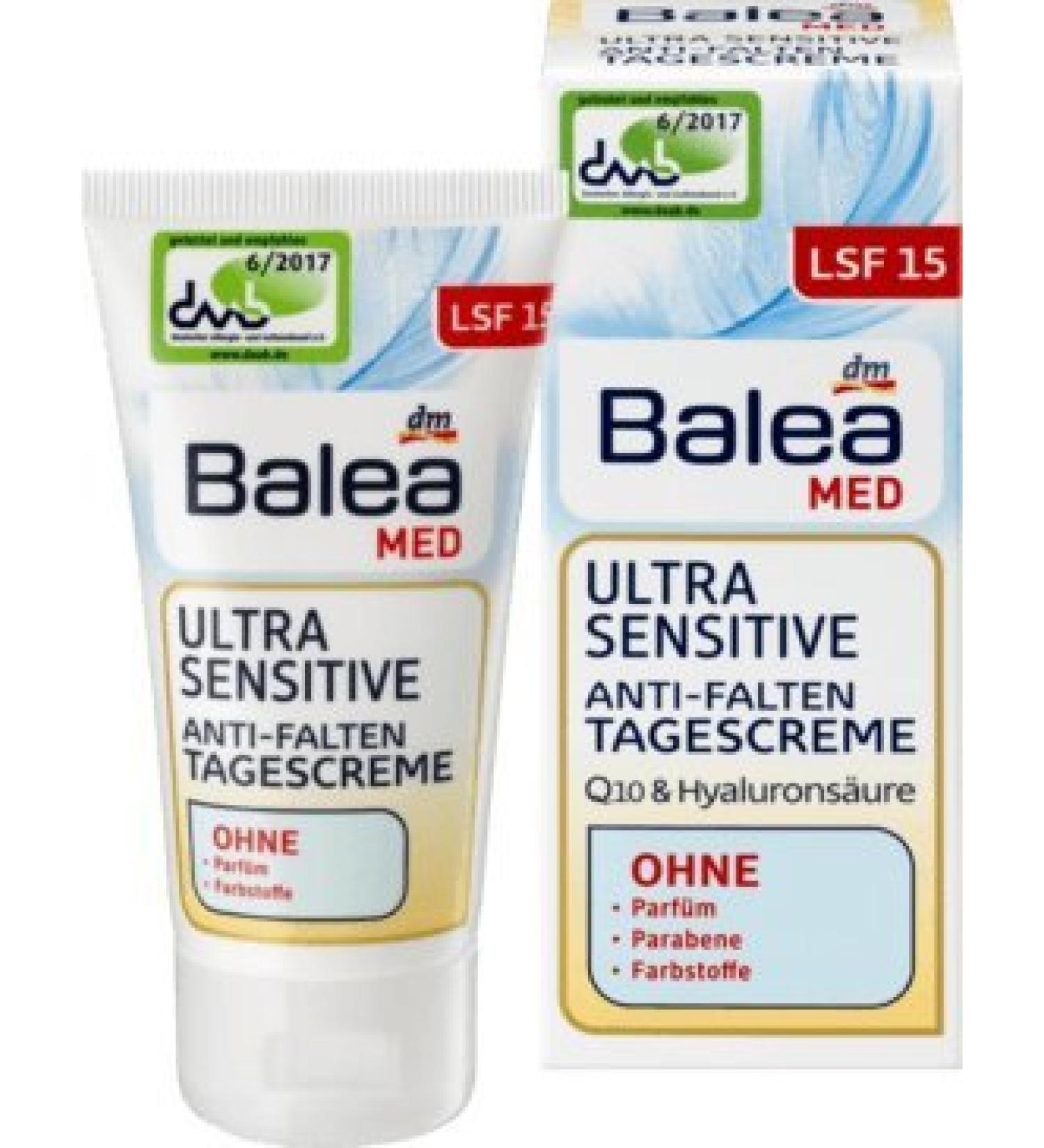 Balea Balea Med Ultra Sensitive Anti-Wrinkle Day Cream - 50 ml - Vegan