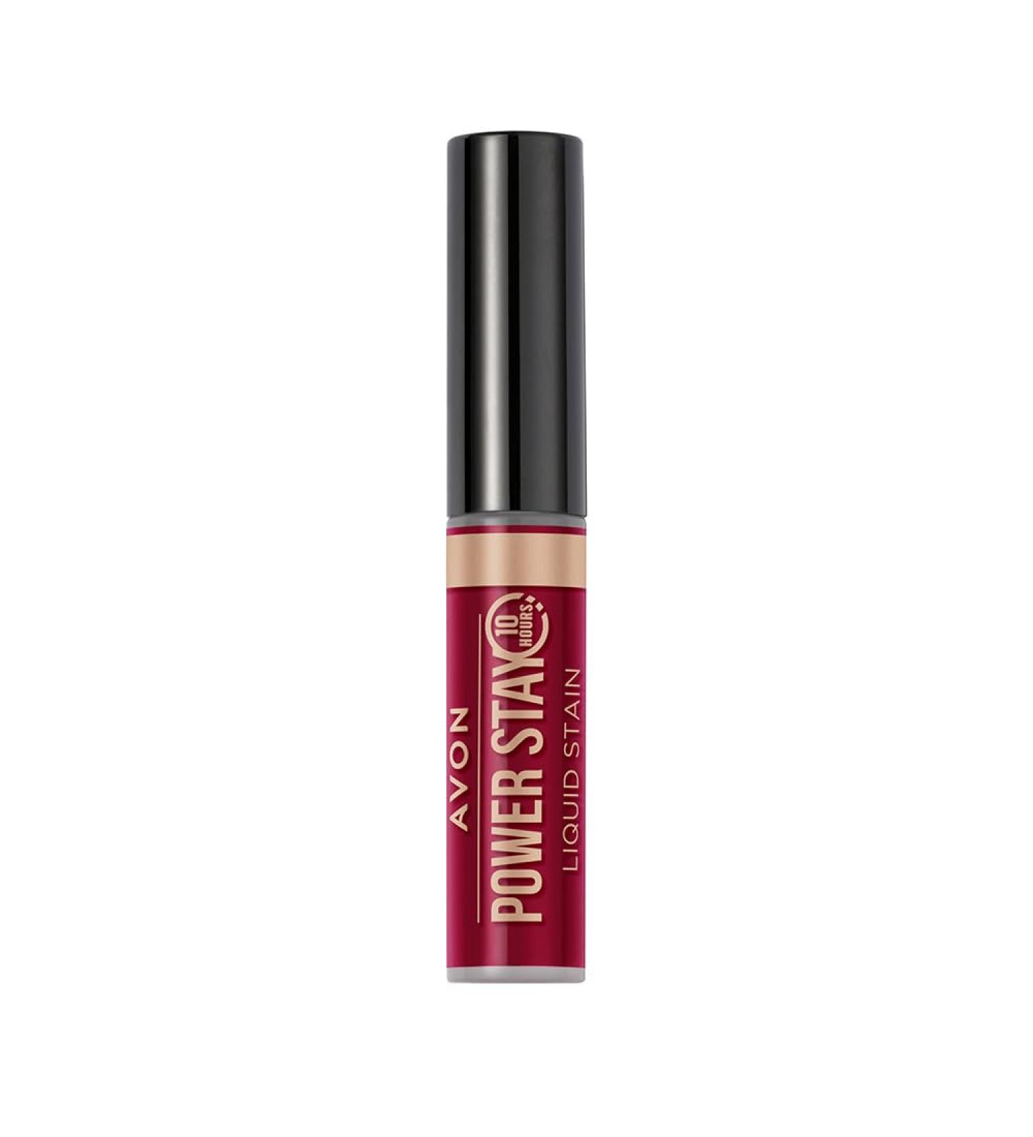 Avon Power Stay Lip Stain Kiss And Tell for up to 10 hours of Comfortable Staying Power and a Satin Matte Finish 3ml - Buy Online on GoSupps.com