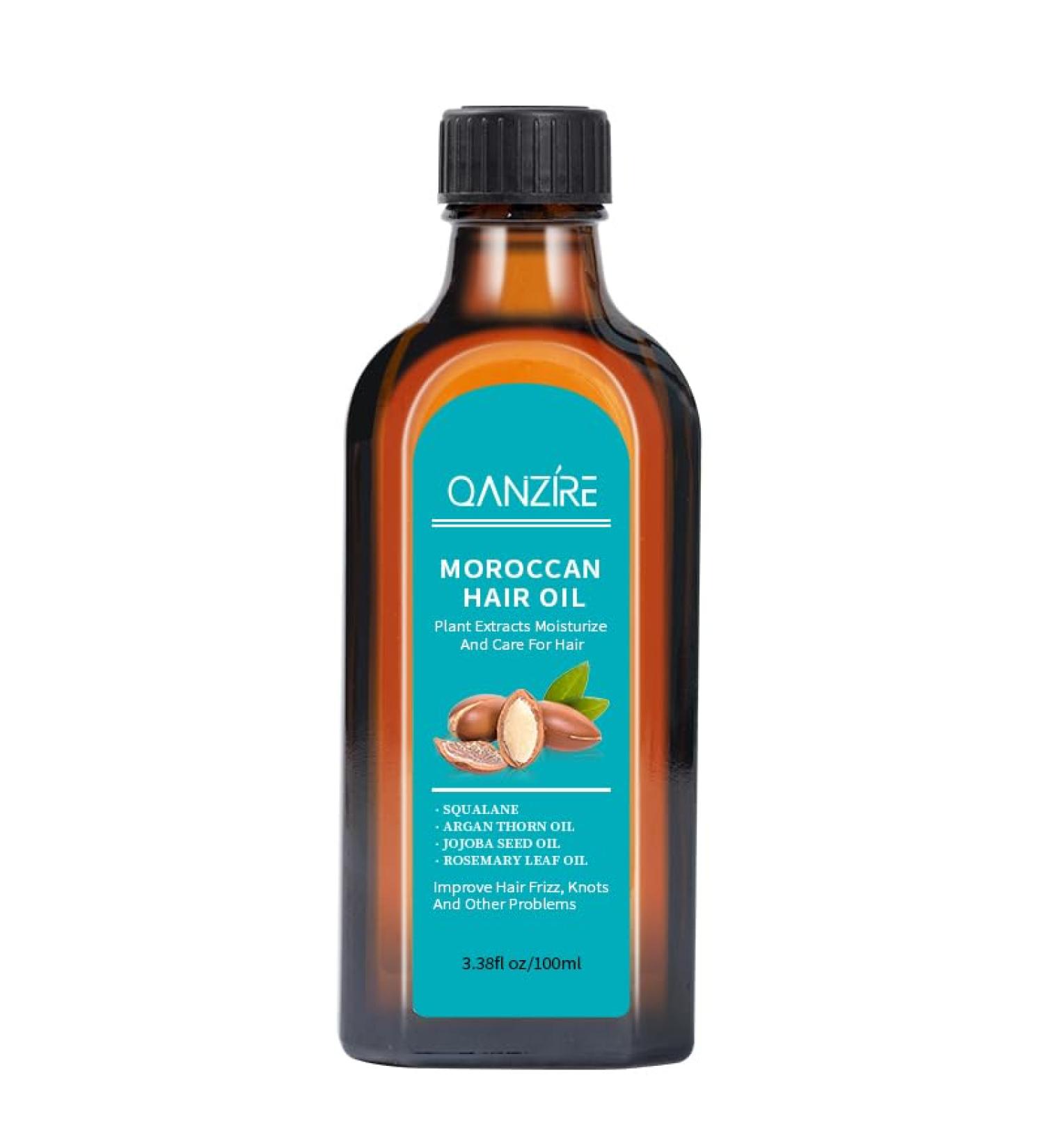 Moroccan Hair Oil 100ml | Natural Plant Extracts for Moisturizing Frizz Control & Hair Care - Buy Online on GoSupps.com