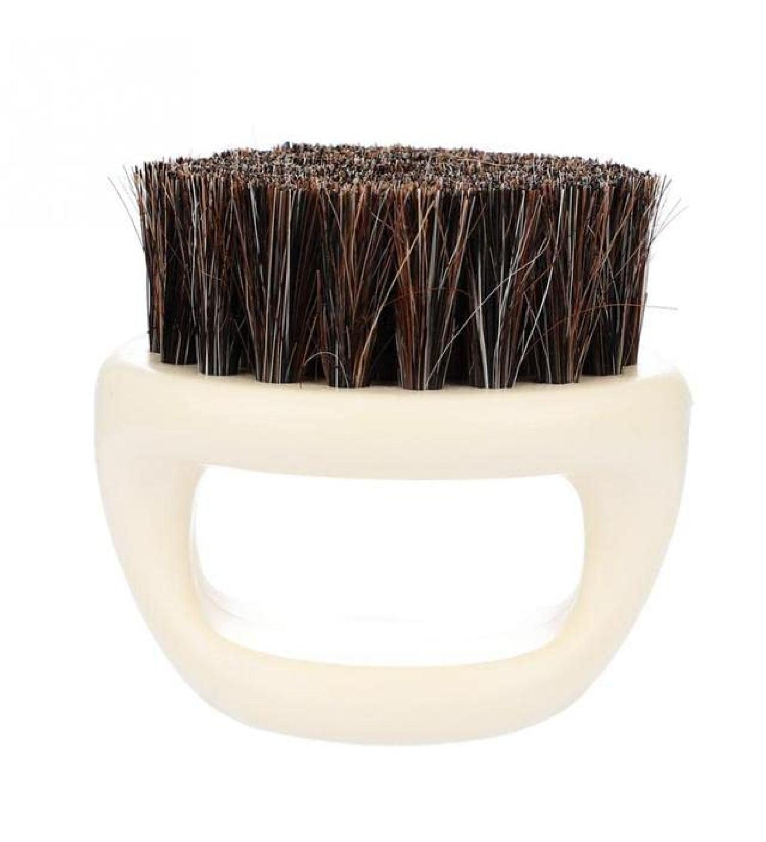 AI Life Men's Beard Shaving Brush - Soft Wild Boar Fur Hairdressing Tool with Handle - Perfect for Facial Cleansing & Shaving - Includes White Holder | International Shipping Available - Buy Online on GoSupps.com